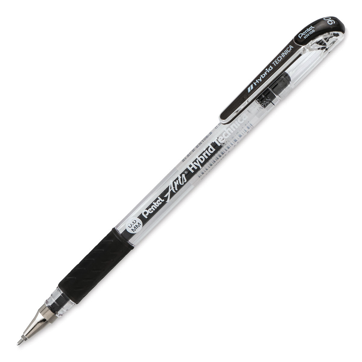 Hybrid Technica (0.6mm) Gel Pen, Black Ink, 12PK