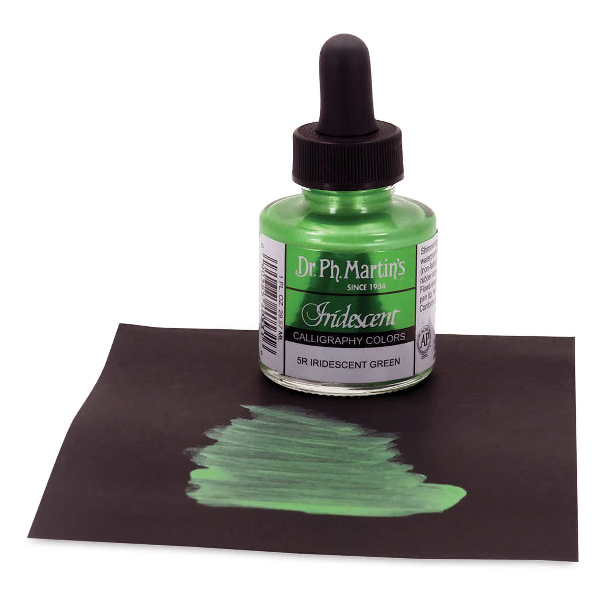 Dr. Ph. Martin's Iridescent Calligraphy Ink - Green, 1 oz