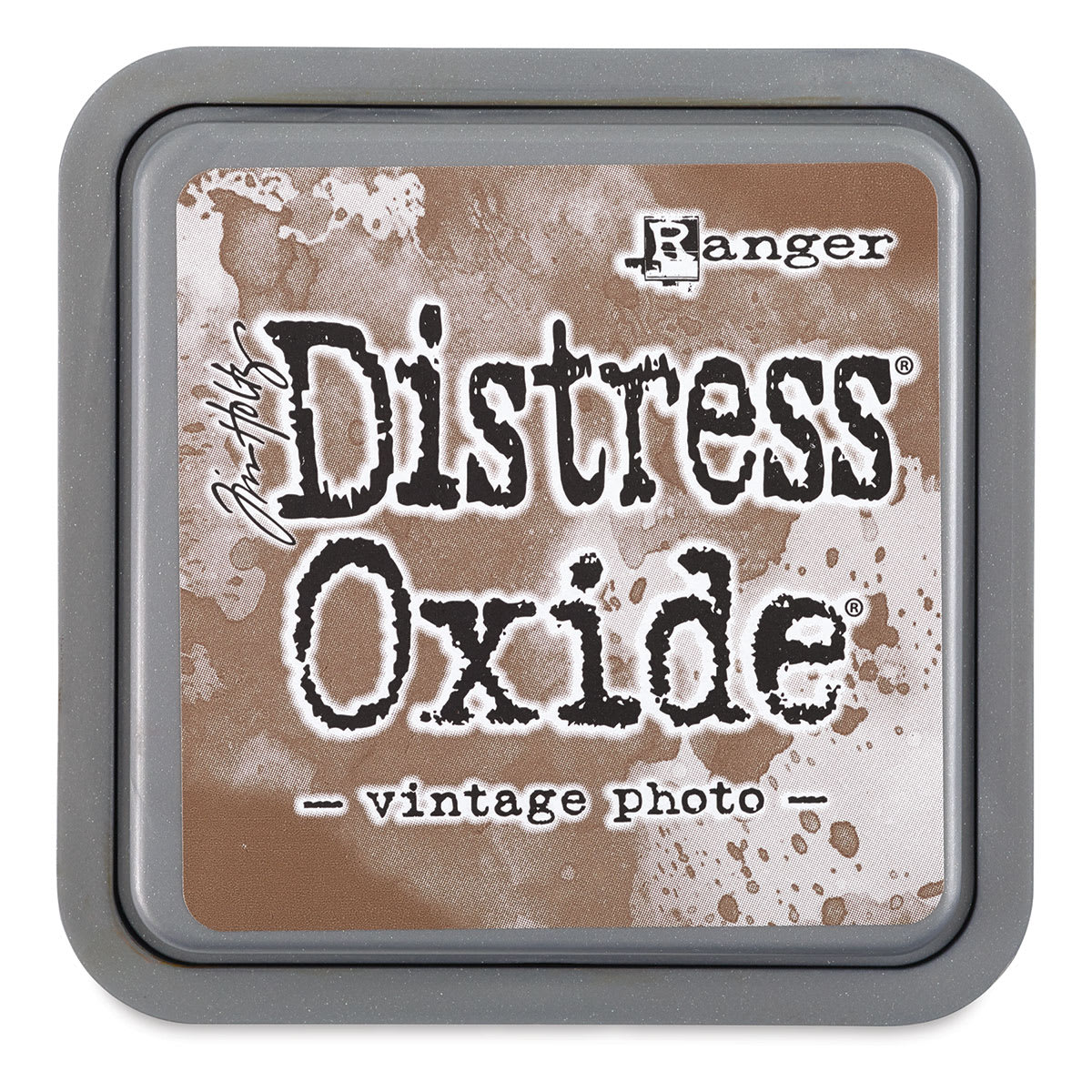 12 Pack: Tim Holtz Distress® Oxide Ink Pad By Ranger in Vintage Photo | 3" x 3"