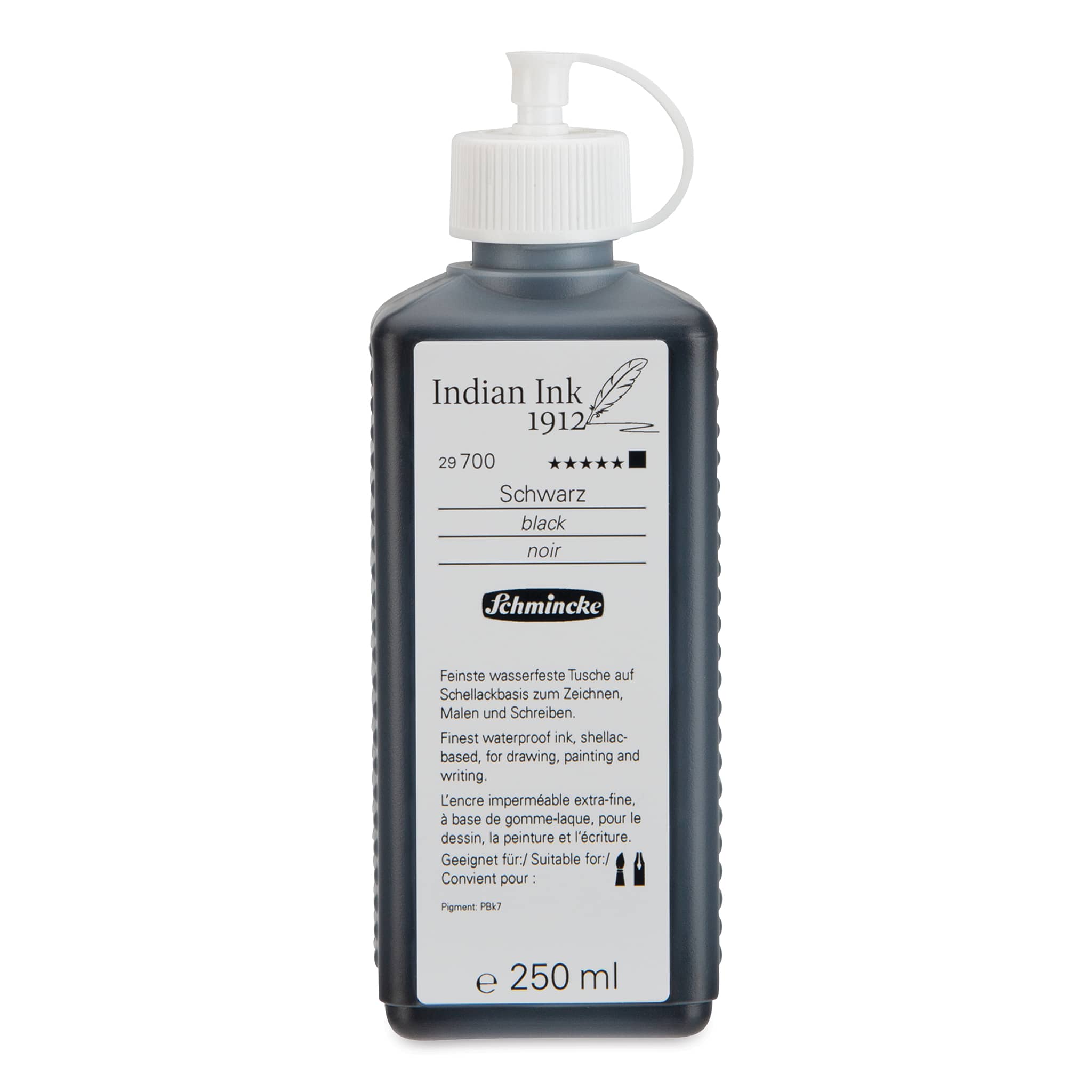 Schmincke Indian Ink 1912 - Black, 250 ml