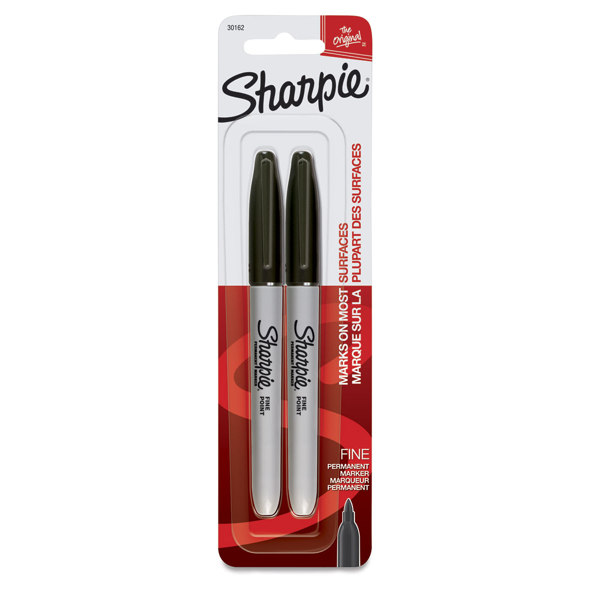Sharpie Wet Surface Pen: Black, AP Non-Toxic, Fine Tip - 2 Pc | Part #30162PP