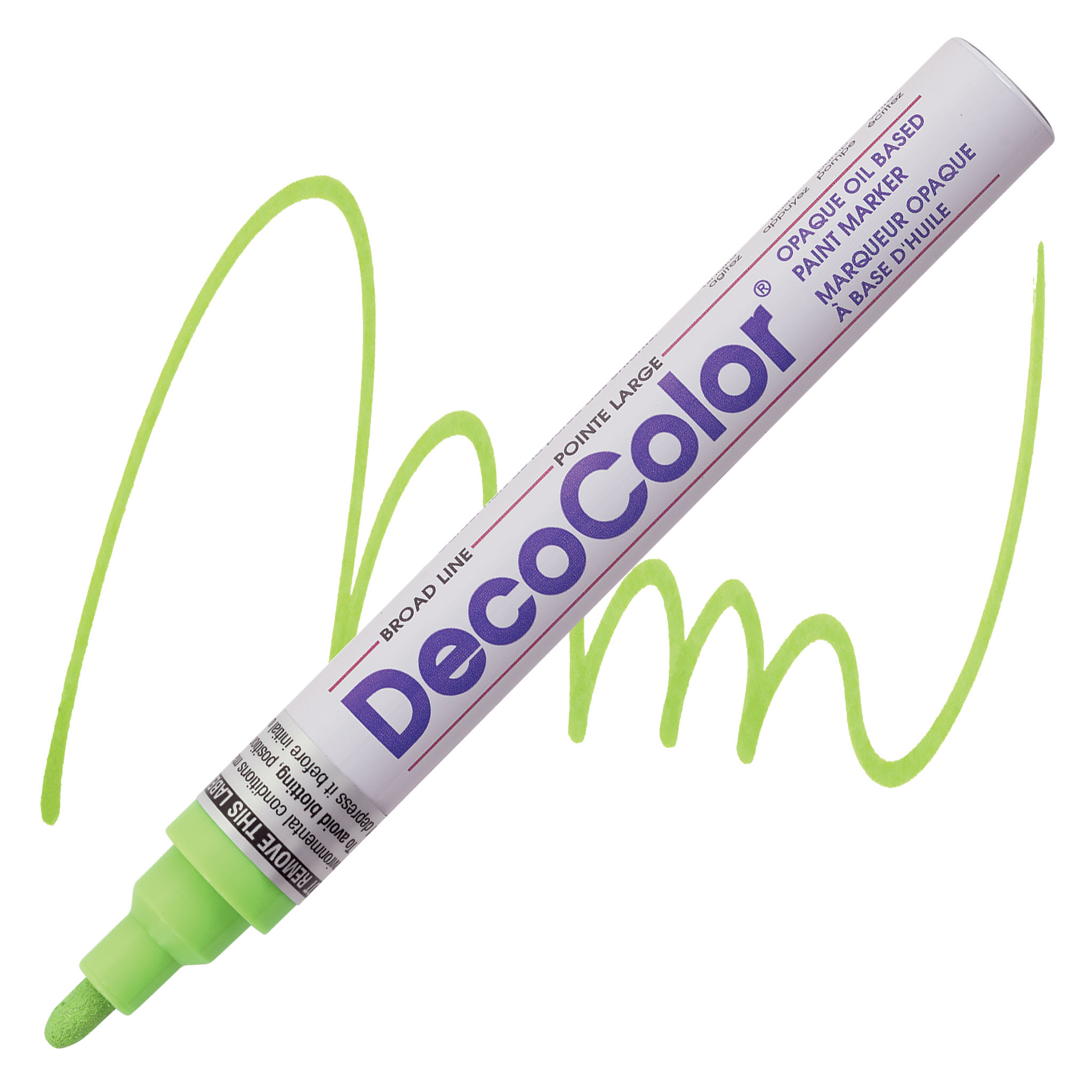 Decocolor Paint Marker - Lime Green, Broad Tip