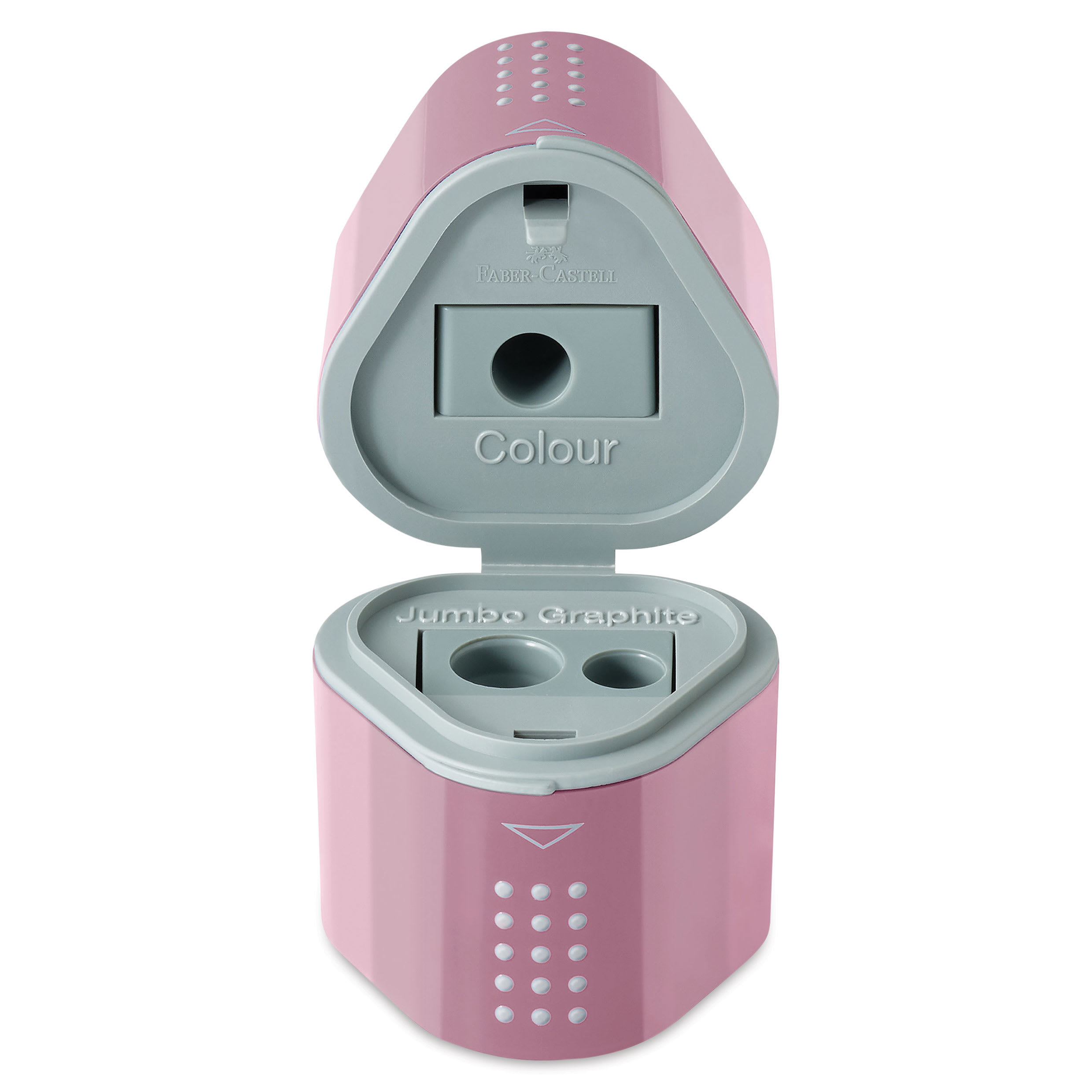 Faber-Castell Grip Trio Sharpener - 3 Hole, Rose Shadows