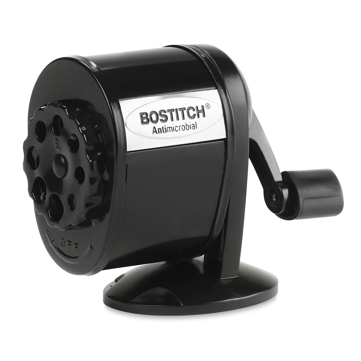 Bostitch Manual Pencil Sharpener, Black (MPS1-BLK) | Quill