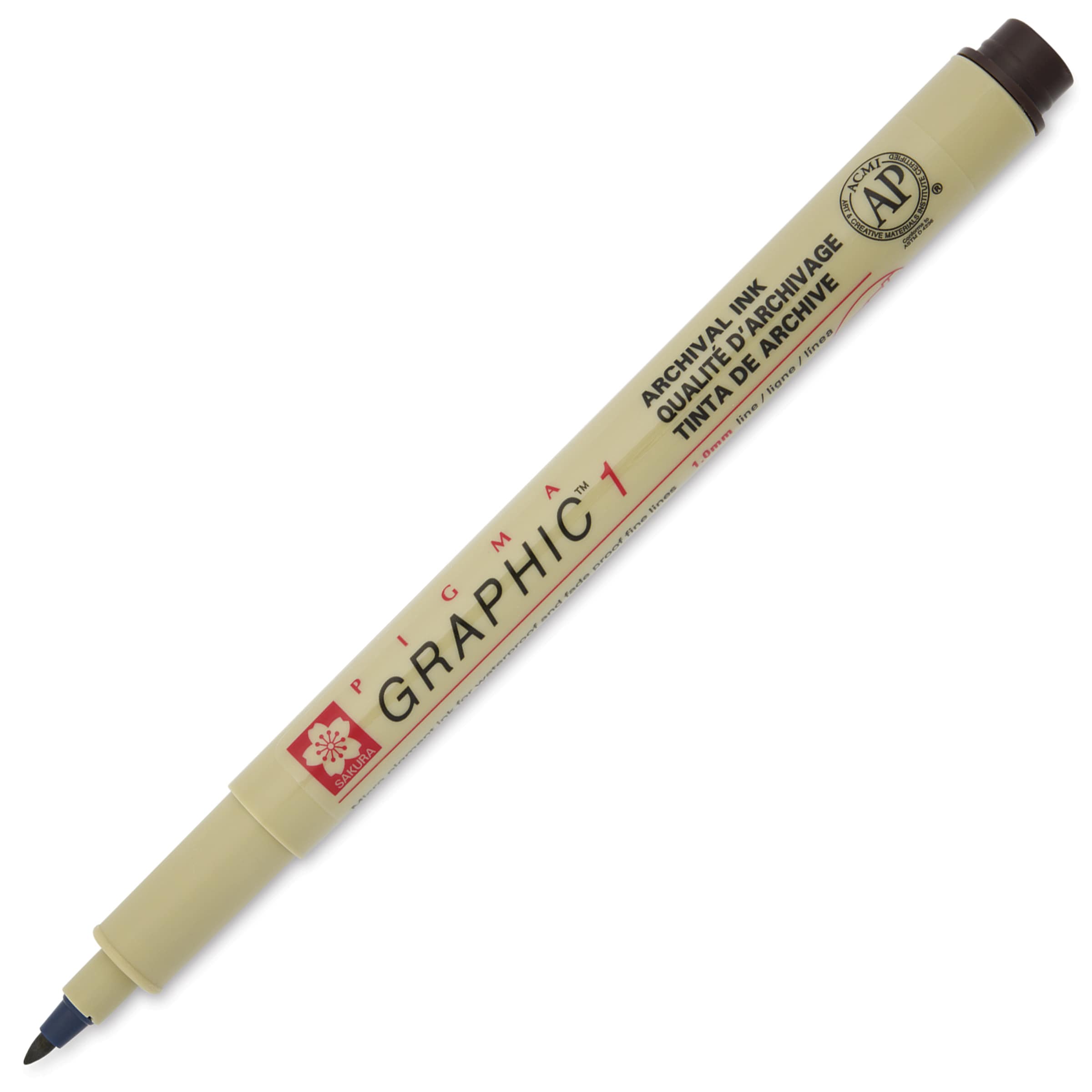 Pigma® Graphic™ 1mm Pen By Sakura in Sepia | 1 mm