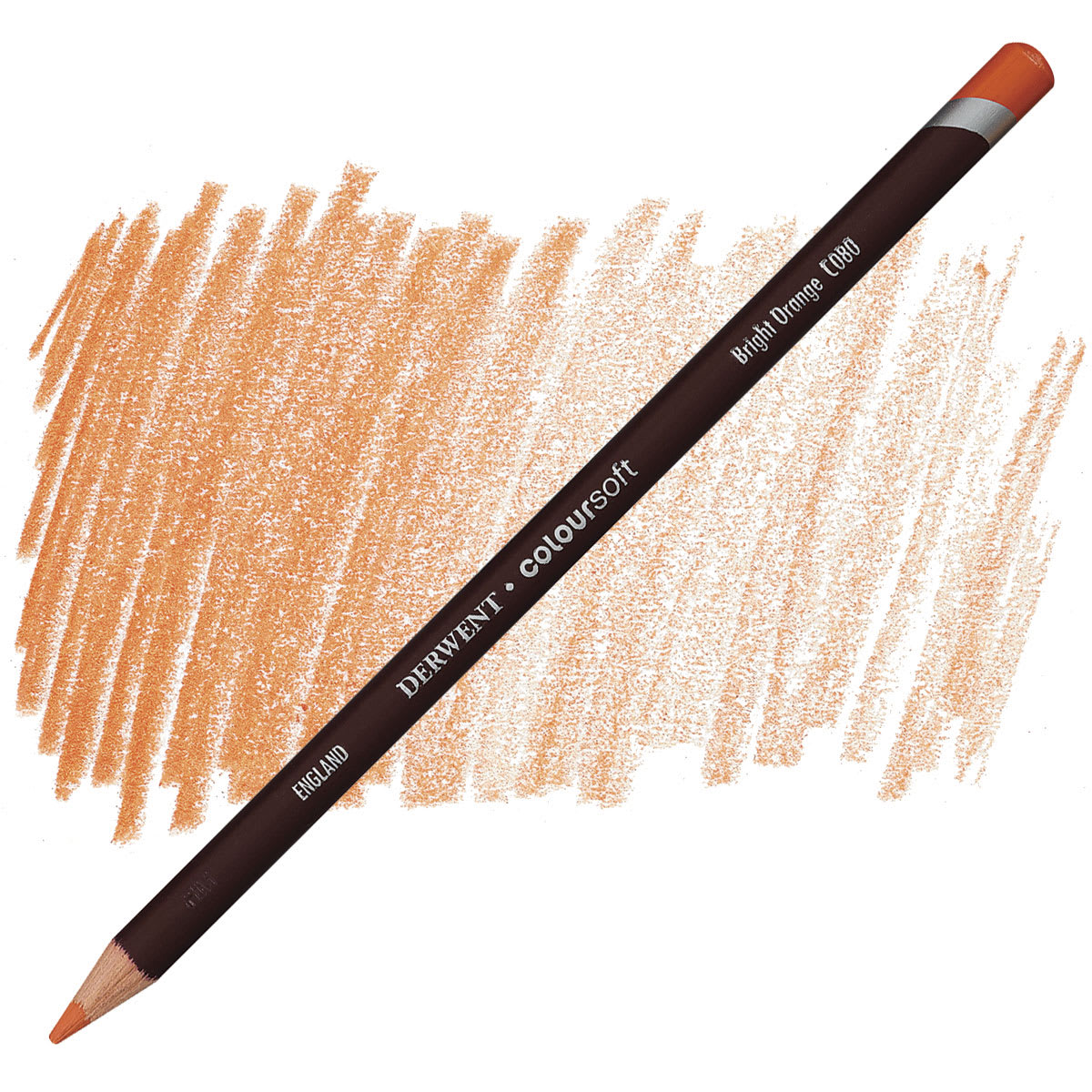 Derwent Coloursoft Pencil - Bright Orange
