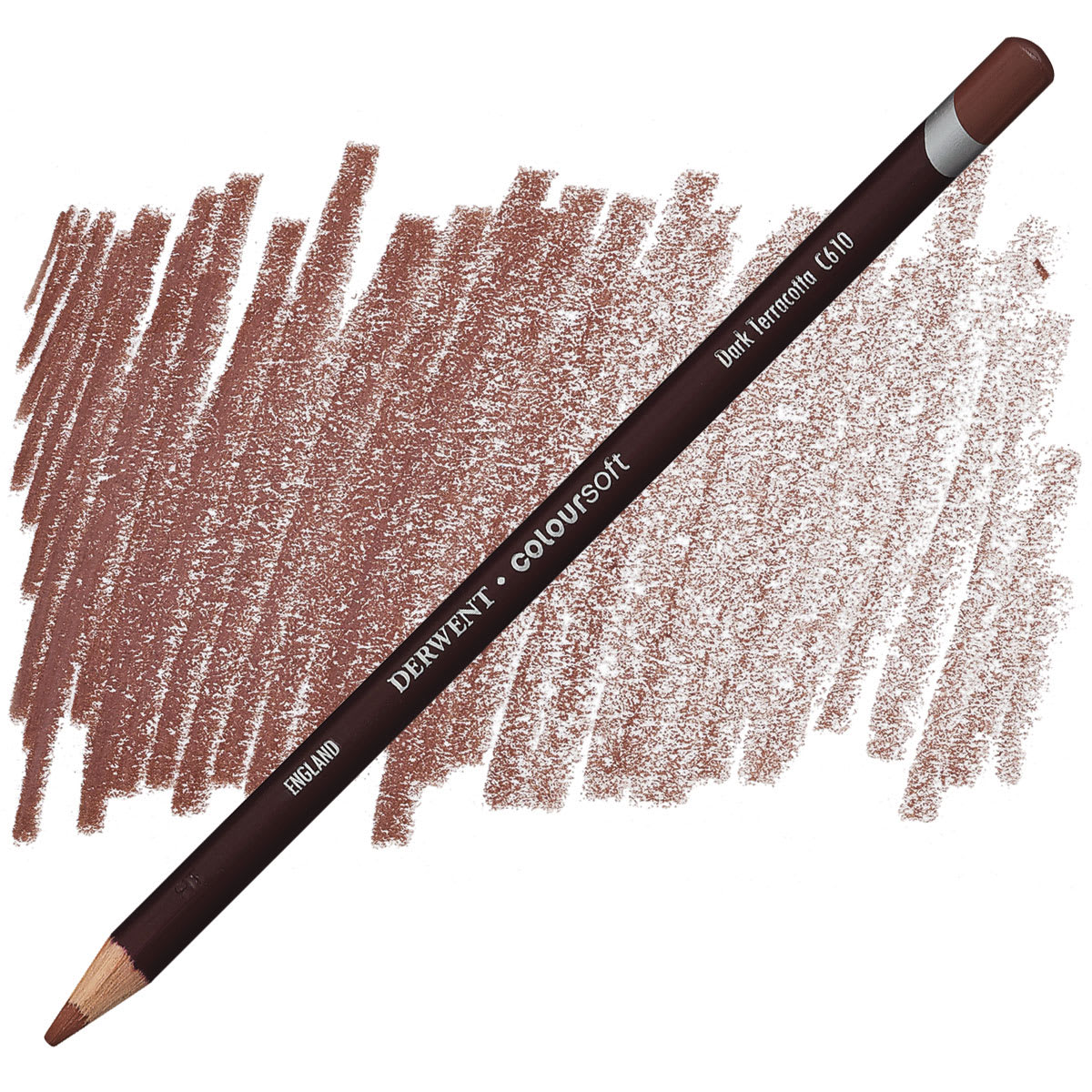 Derwent Coloursoft Pencil - Dark Terracotta