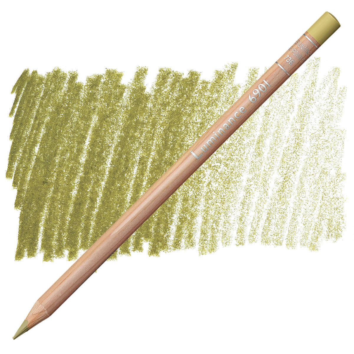 Caran d'Ache Luminance Colored Pencil - Olive Brown 50%