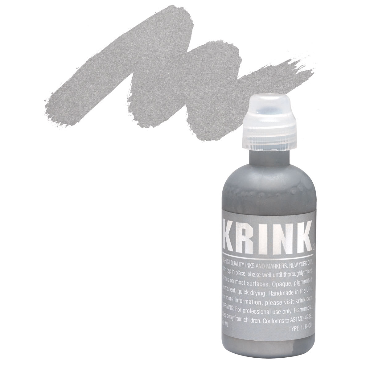 KRINK K-60 Paint Marker - Metallic Silver
