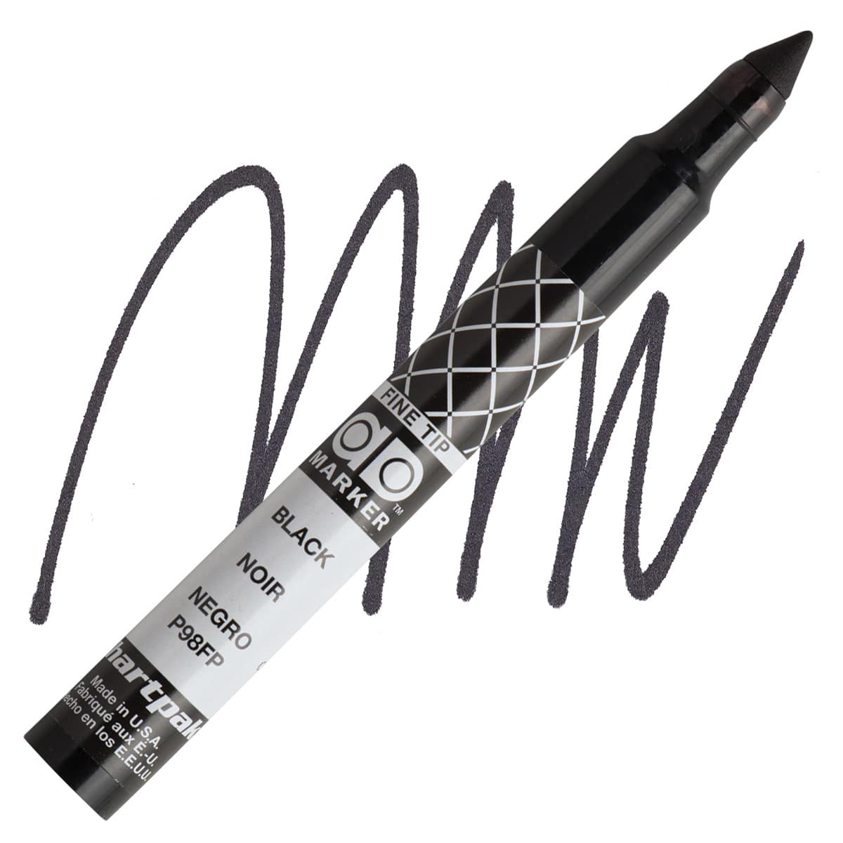 Chartpak Fine Tip Ad Marker - Black