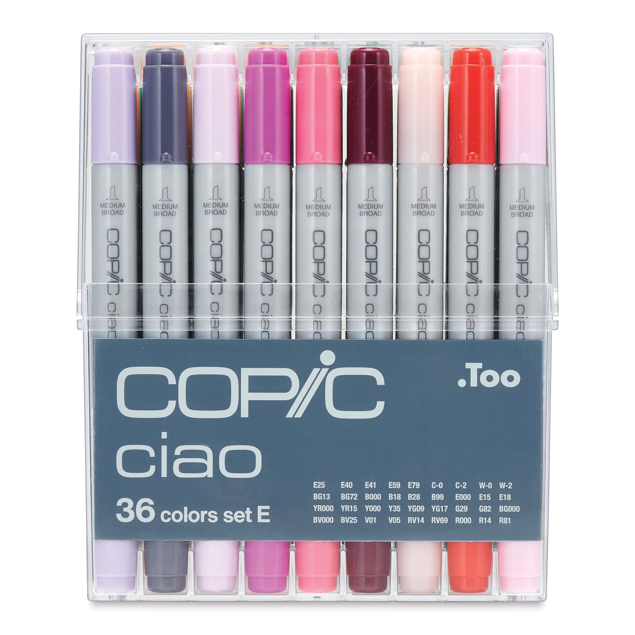 Copic Ciao Double Ended Markers - Set of 36, Set A