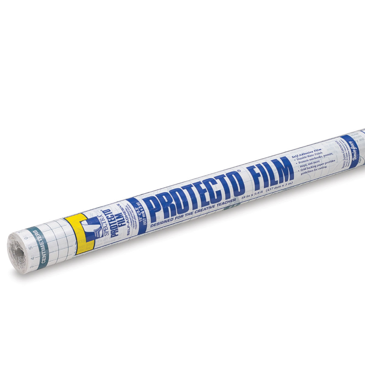 Protecto Film, Clear, Non-Glare Plastic, 18" x 10', 1 Roll