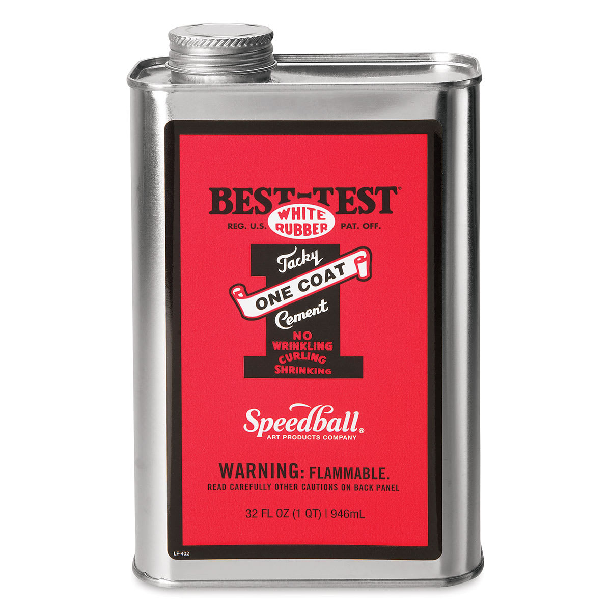 Best-Test One Coat Rubber Cement - 32 oz