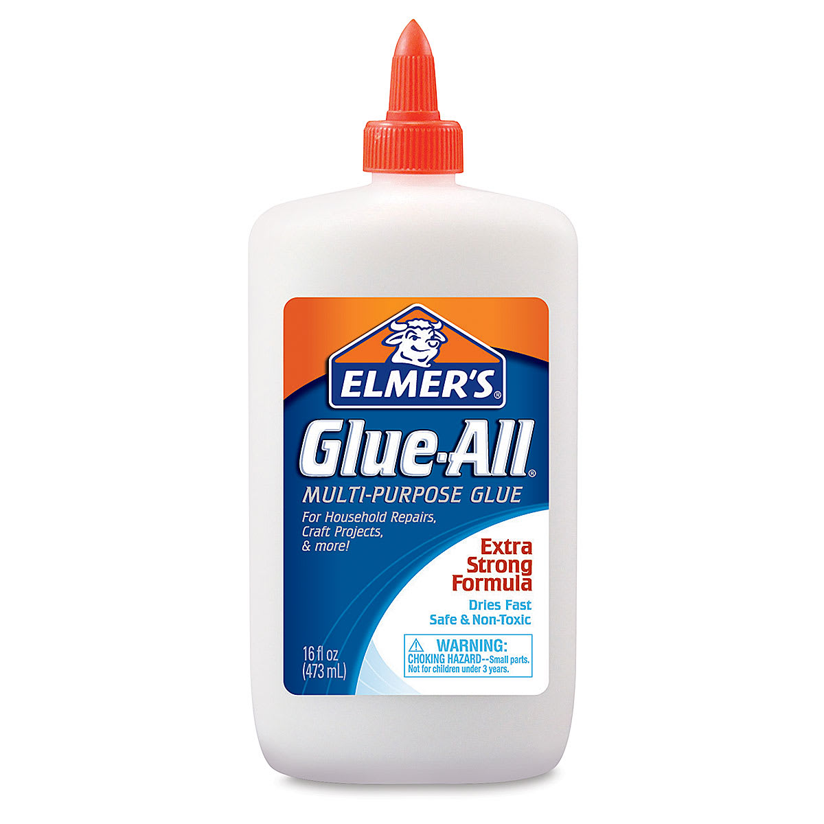 Elmer's | Glue-All All Purpose Glue: 16 oz Bottle, White - 5 min Working Time | Part #E1321