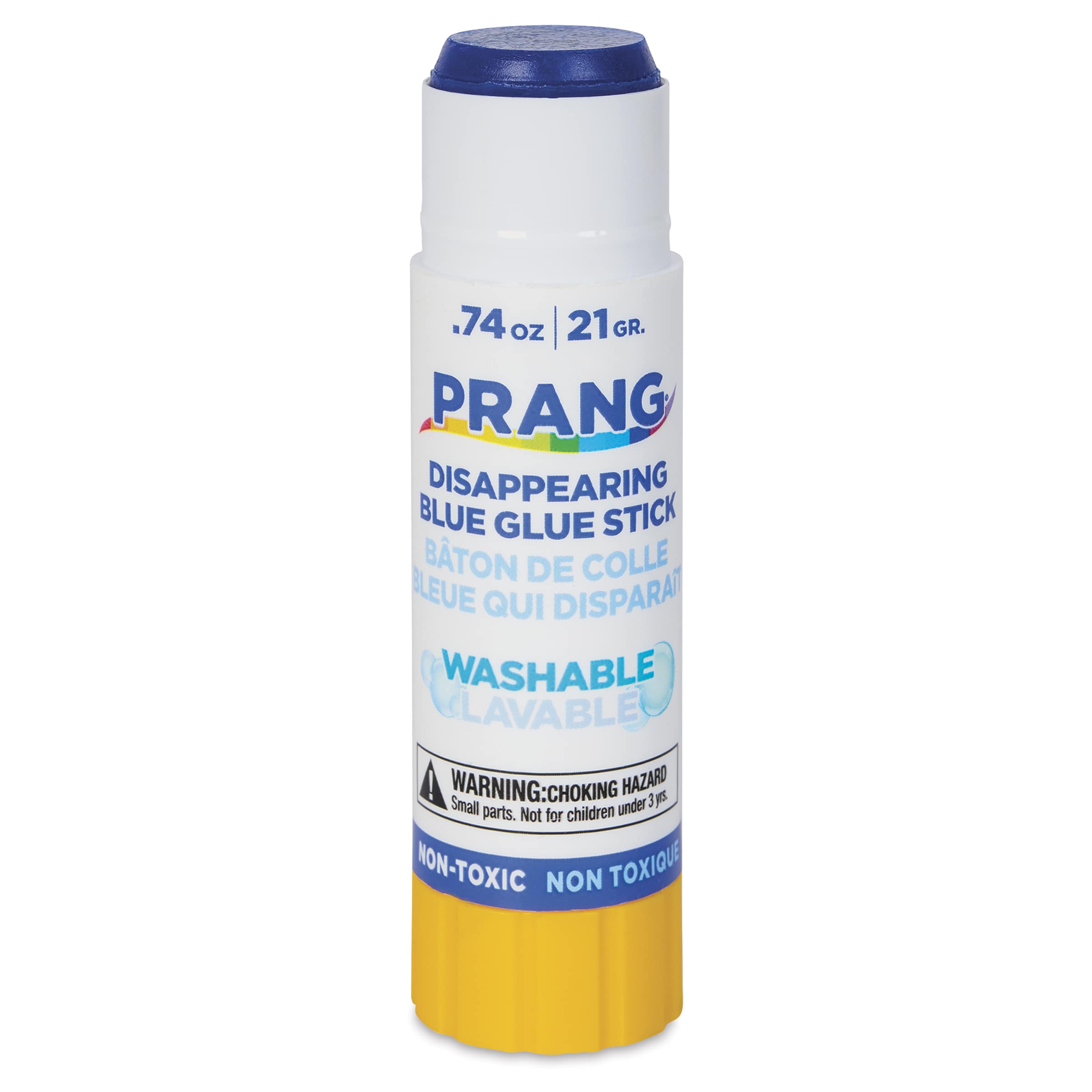 026052 Non-Toxic Odorless Washable Glue Stick- 0.74 Oz- Blue And Dries Clear
