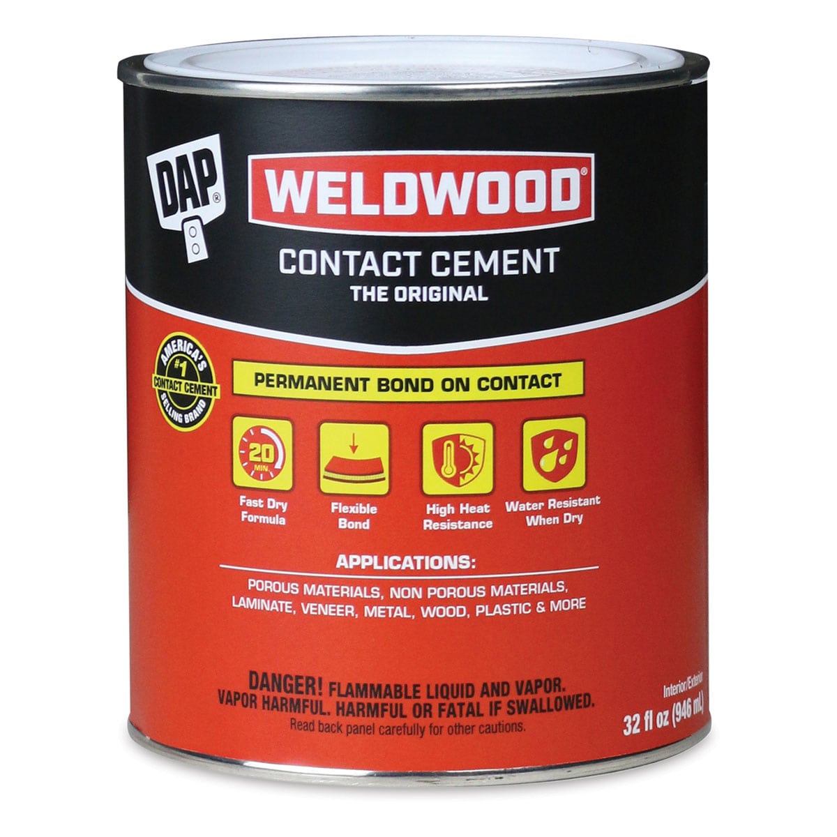 DAP Weldwood Original Contact Cement - 32 oz, Can