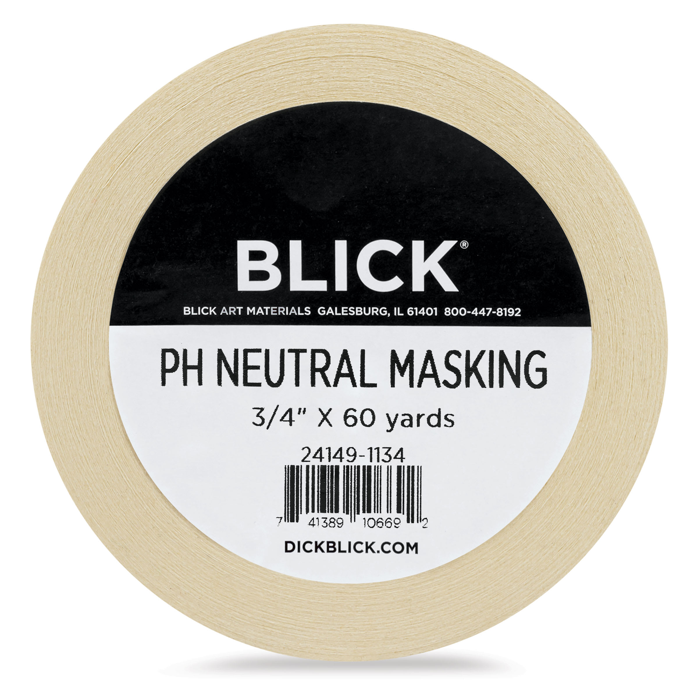 Blick pH Neutral Masking Tape - Natural, 3/4" x 60 yds