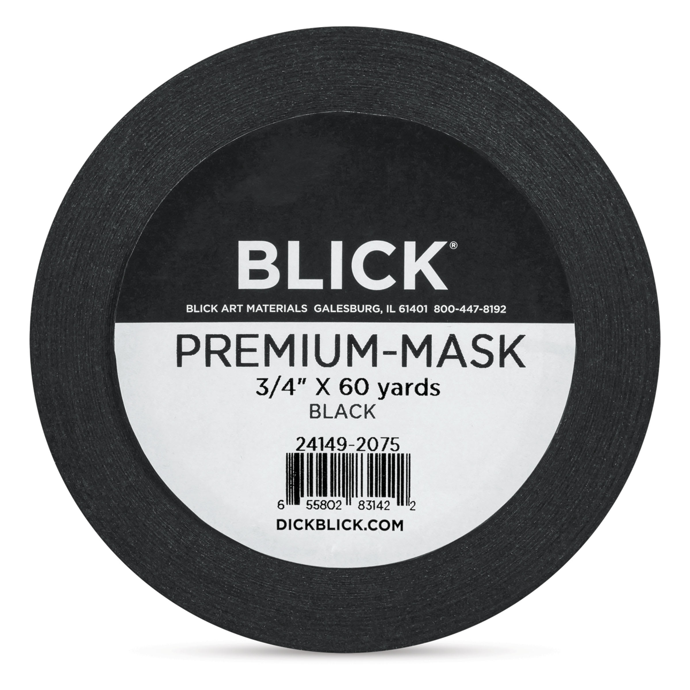 Blick Premium Masking Tape - Black, 3/4" x 60 yds