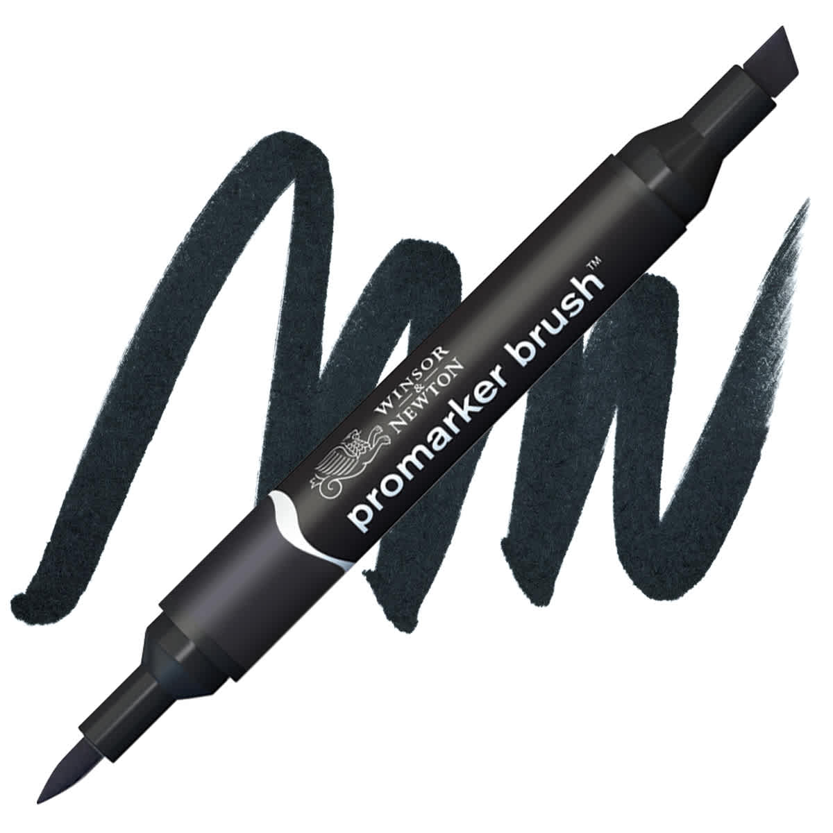 Winsor & Newton Promarker Brush Marker - Black
