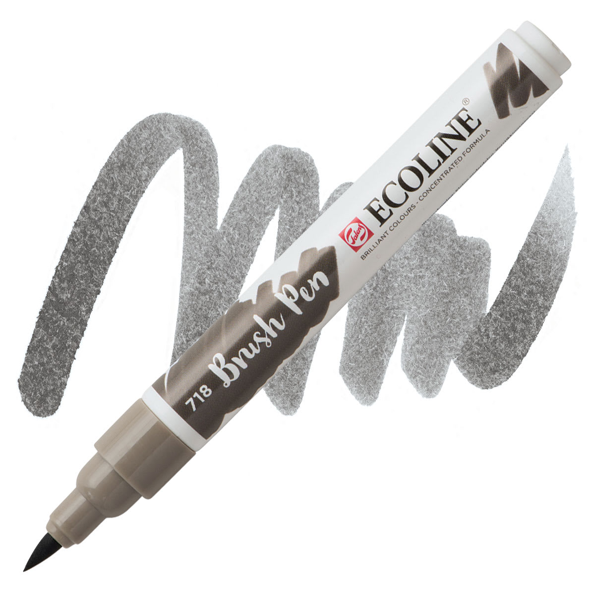 Royal Talens Ecoline Brush Marker - Warm Grey