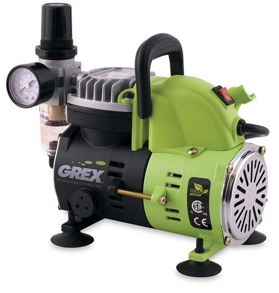 Grex Power Tools 1/8 HP Portable Piston Air Compressor 115V - AC1810-A