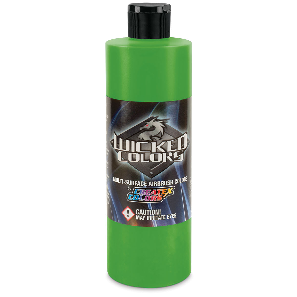 Createx Wicked Colors Airbrush Color - 16 oz, Fluorescent Green