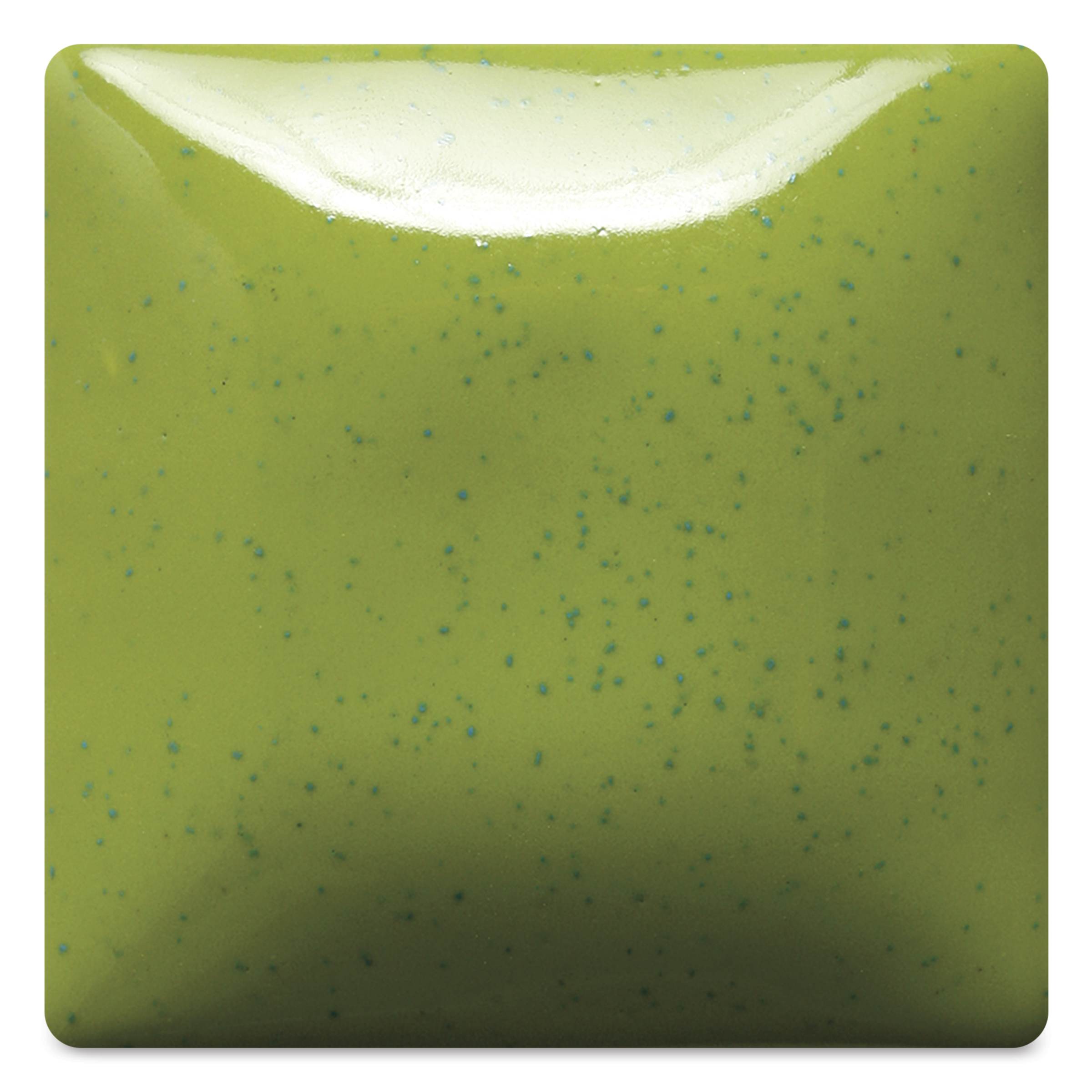 Mayco Speckled Stroke & Coat Glaze - Speckled Sour Apple, Pint