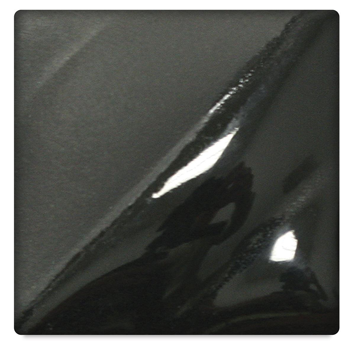 Non Toxic Semi Translucent Underglaze & 1 Pint Jar - Jet Black V-361
