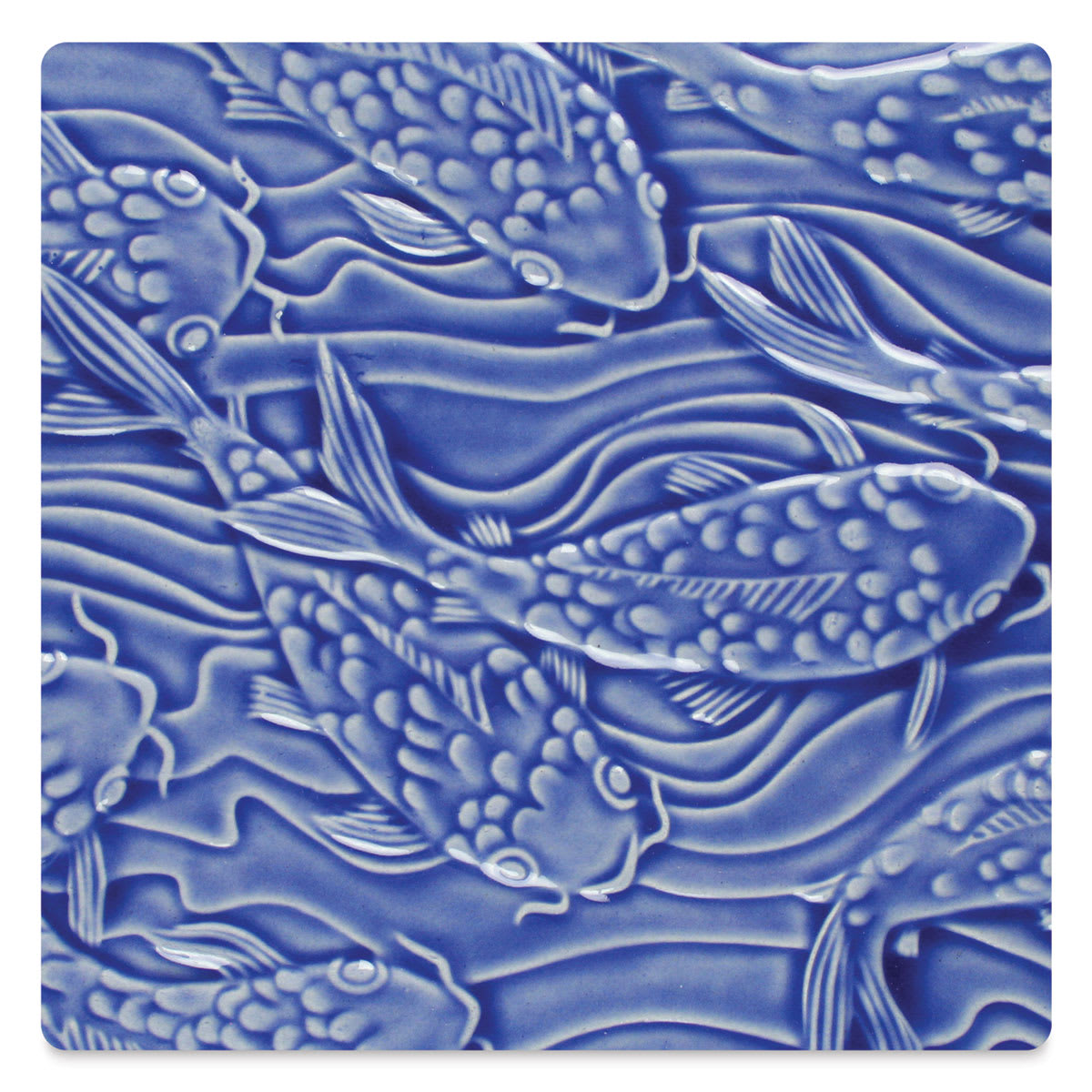 Amaco Liquid Gloss Glaze - Pint, Medium Blue, Transparent