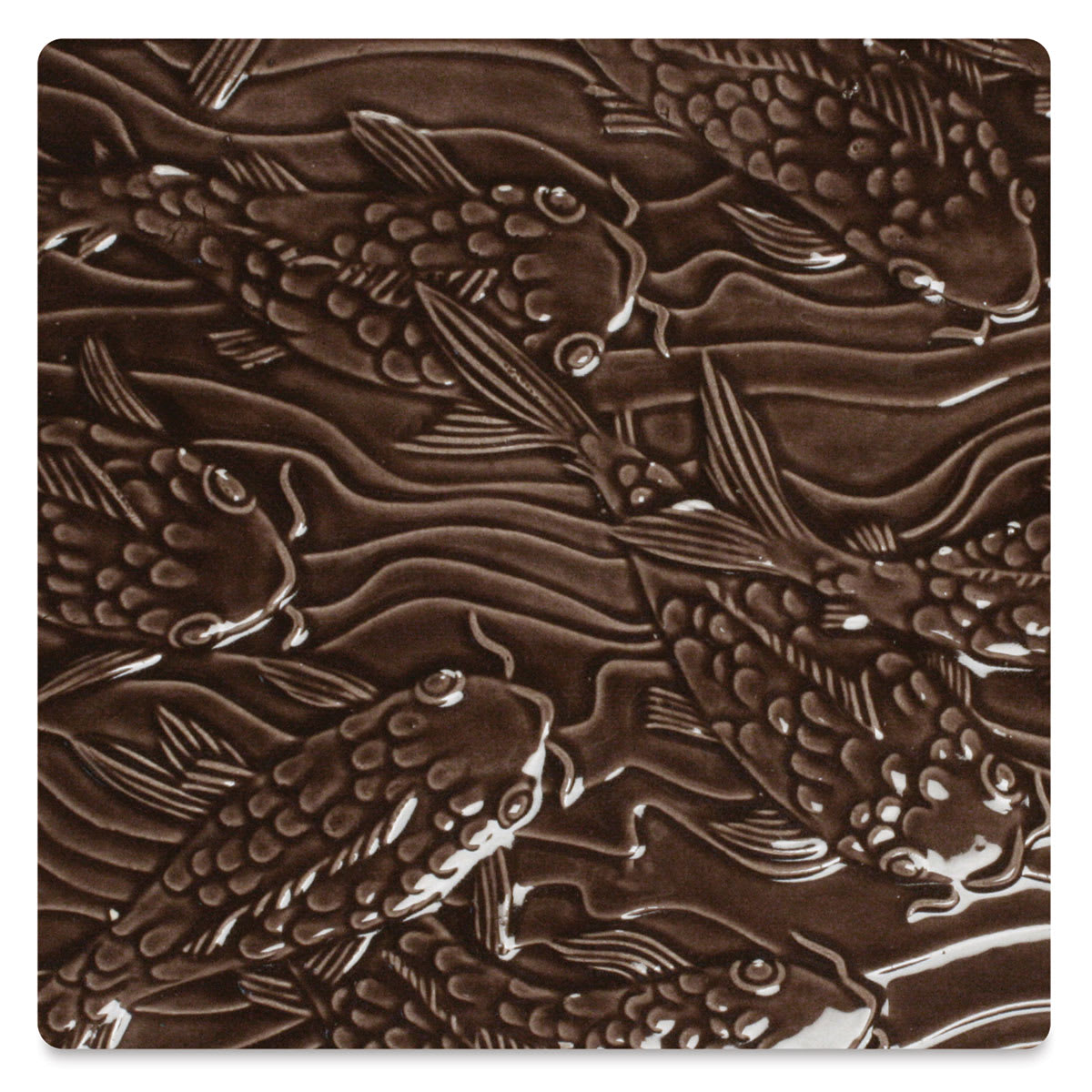 Amaco Liquid Gloss Glaze - Pint, Chocolate Brown, Translucent
