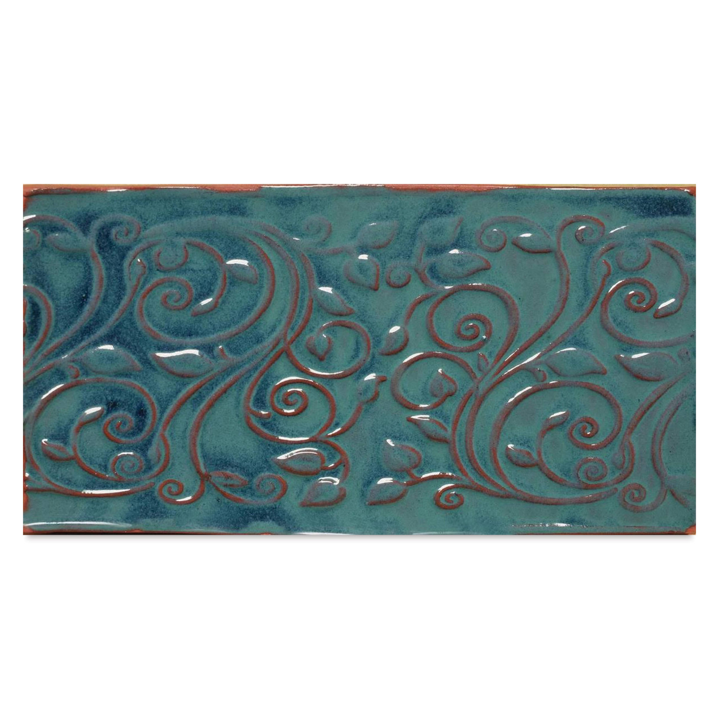 Low Fire  Opalescent Glaze - 1 Pint- Turquoise