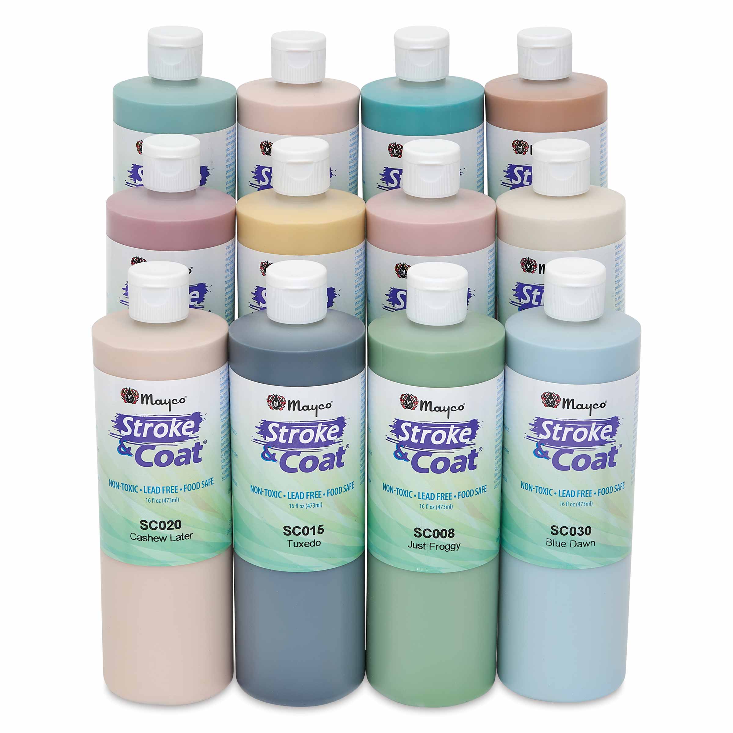 Mayco Stroke & Coat Kit - Bottle, 16 oz, Kit 2