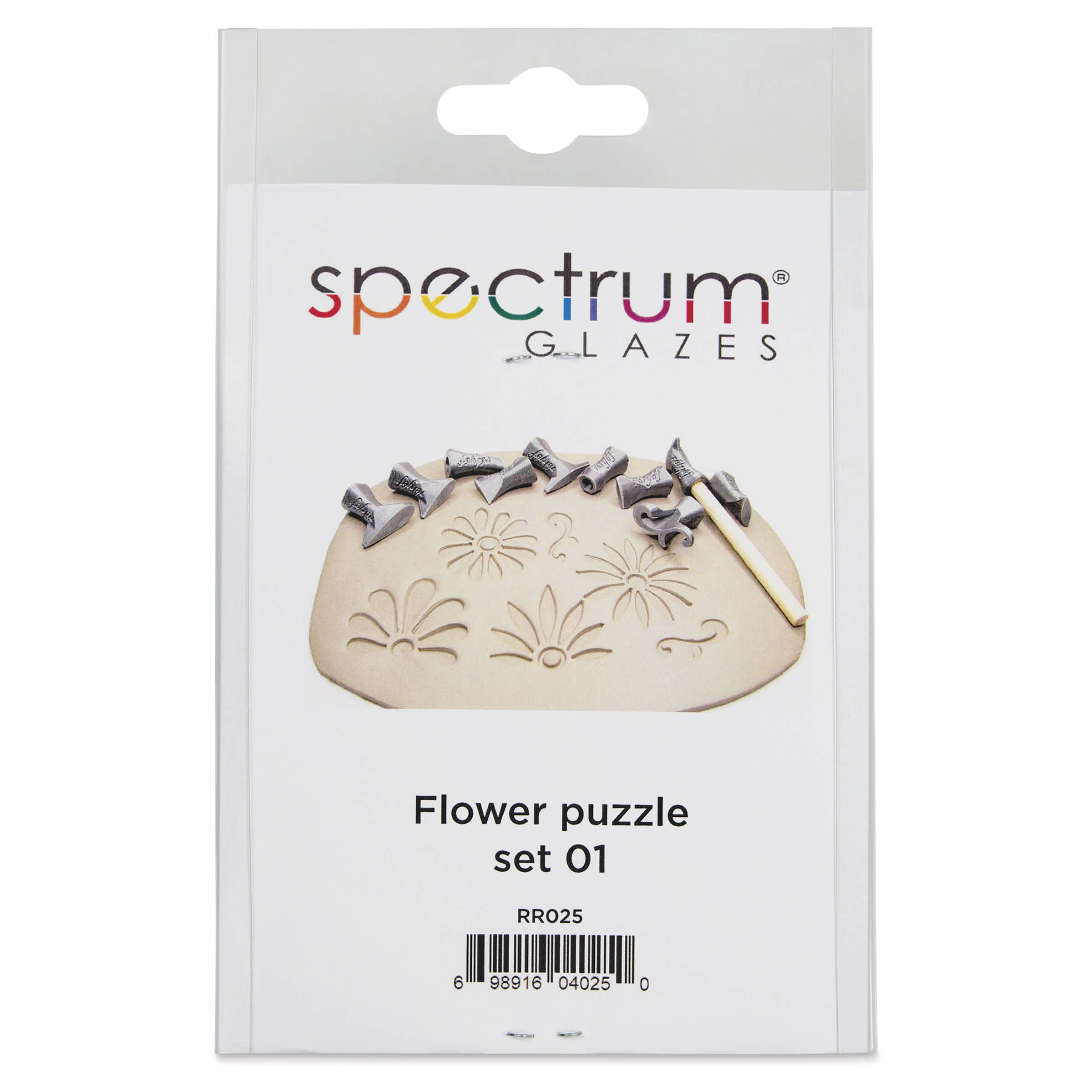 Spectrum Stamps - Flower Puzzle, Set of 10