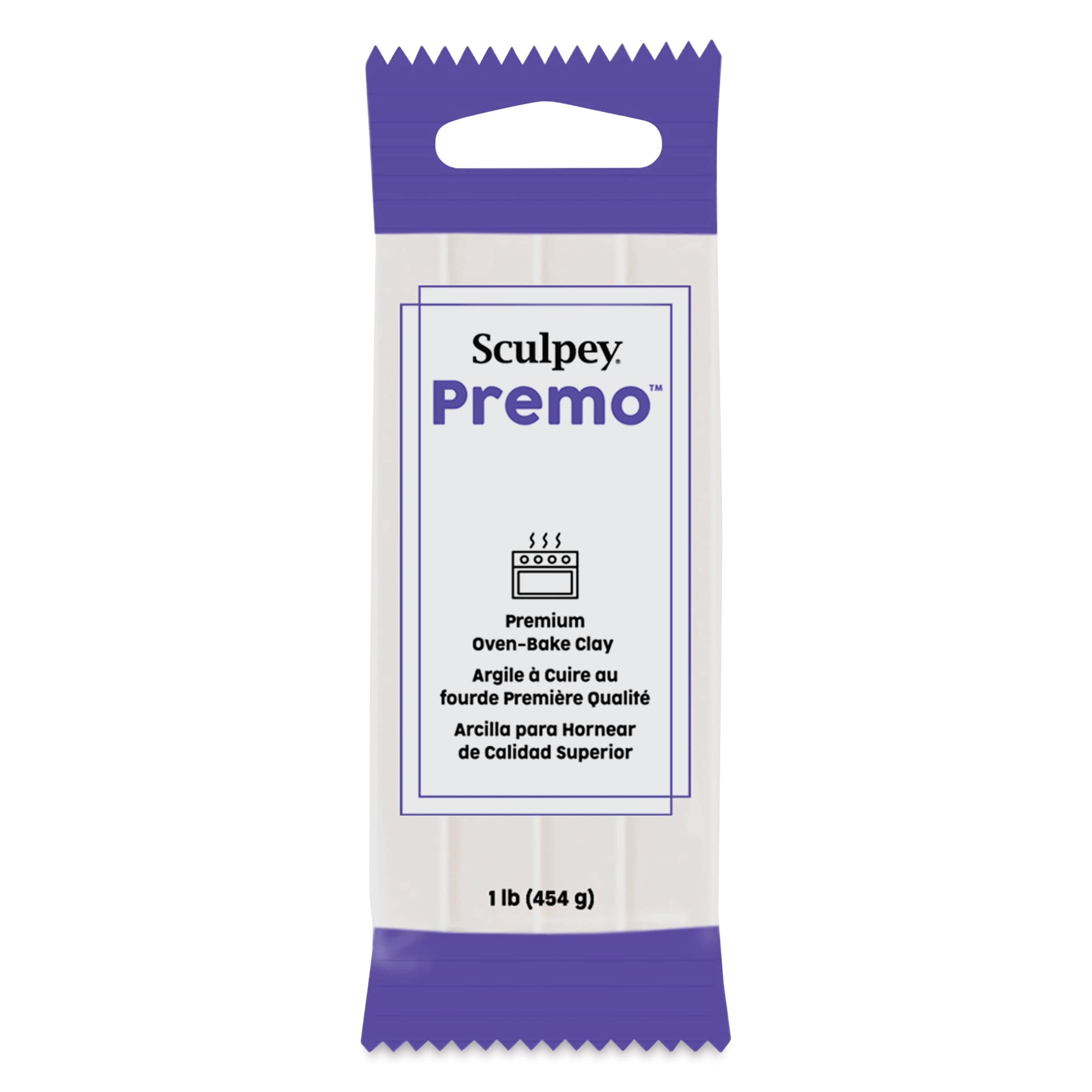 Sculpey Premo - 16 oz, Translucent White