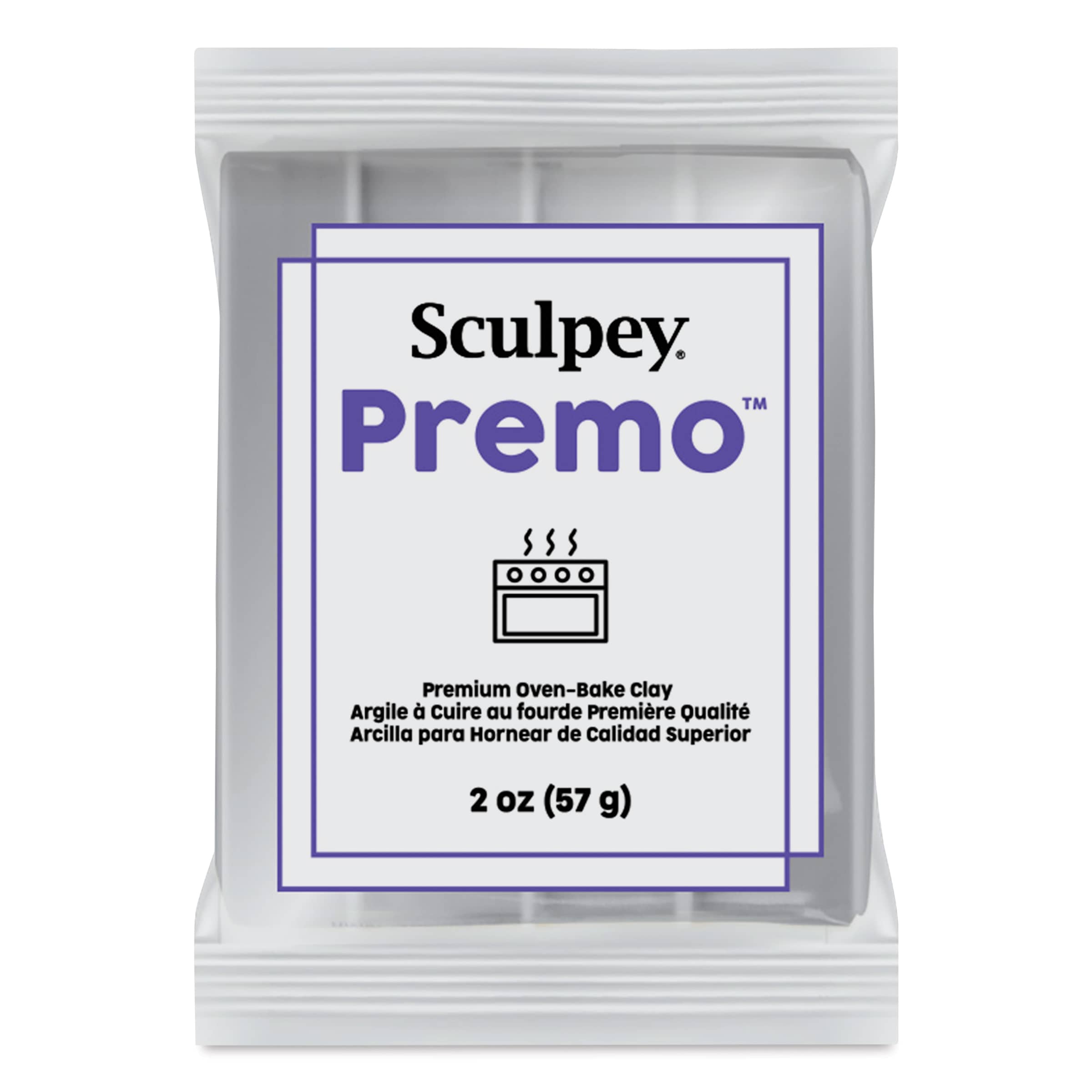 Premo Sculpey® Accents™ Oven Bake Clay in Silver | 2 oz