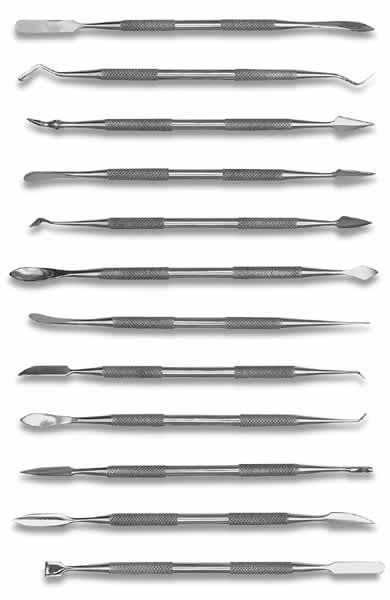 Hawk Wax and Plaster Carving Tools - Set of 12