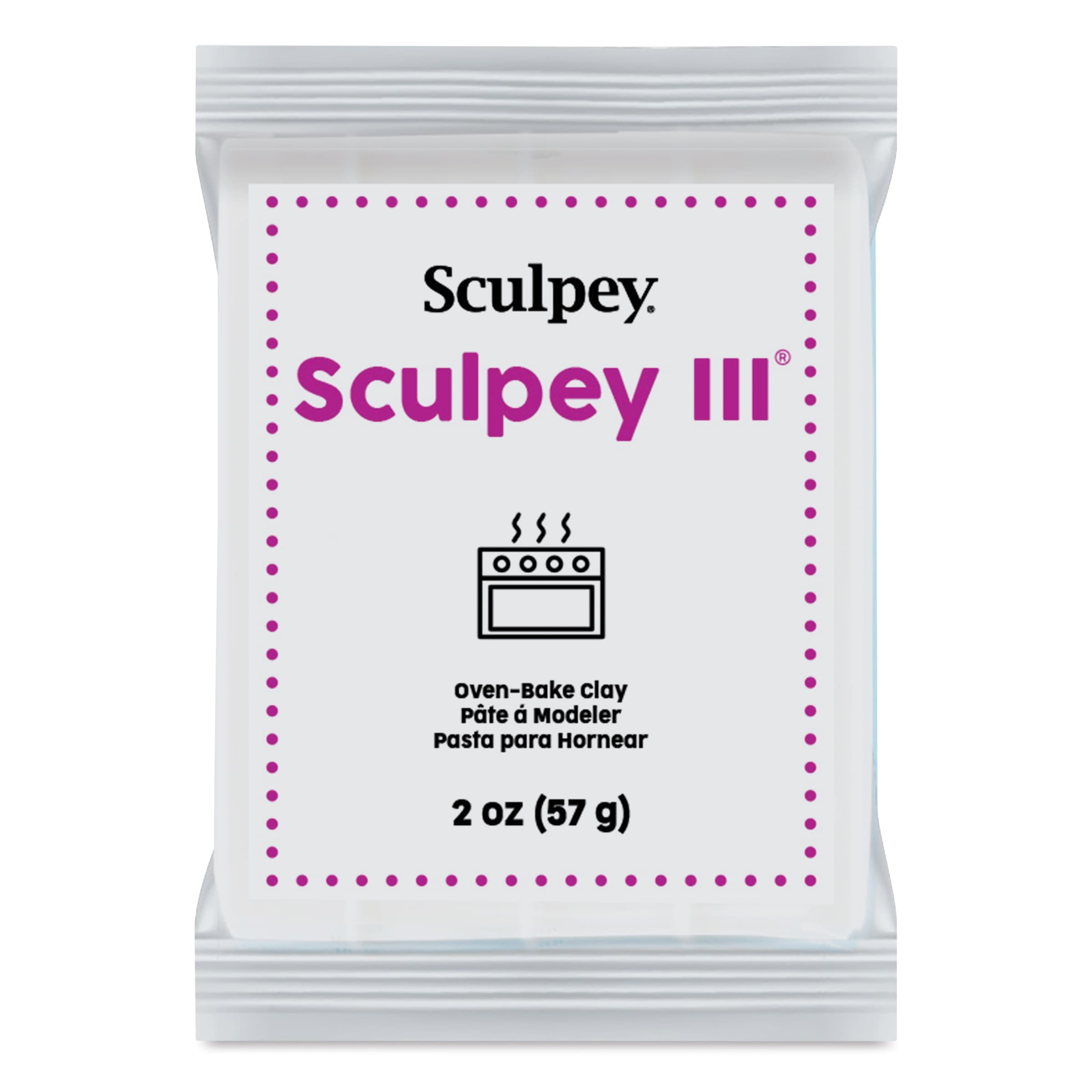 2 oz Sculpey III® Oven-Bake Clay in White