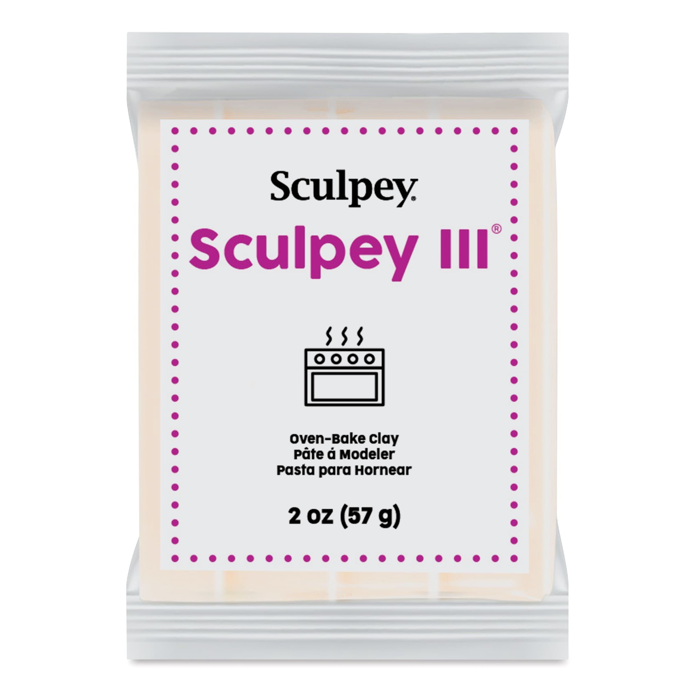 2 oz Sculpey III® Oven-Bake Clay in Translucent