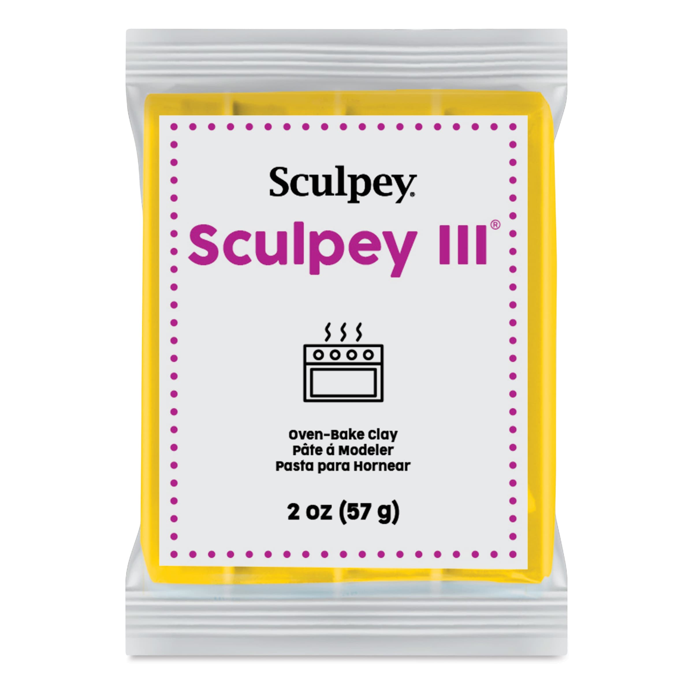 2 oz Sculpey III® Oven-Bake Clay in Yellow