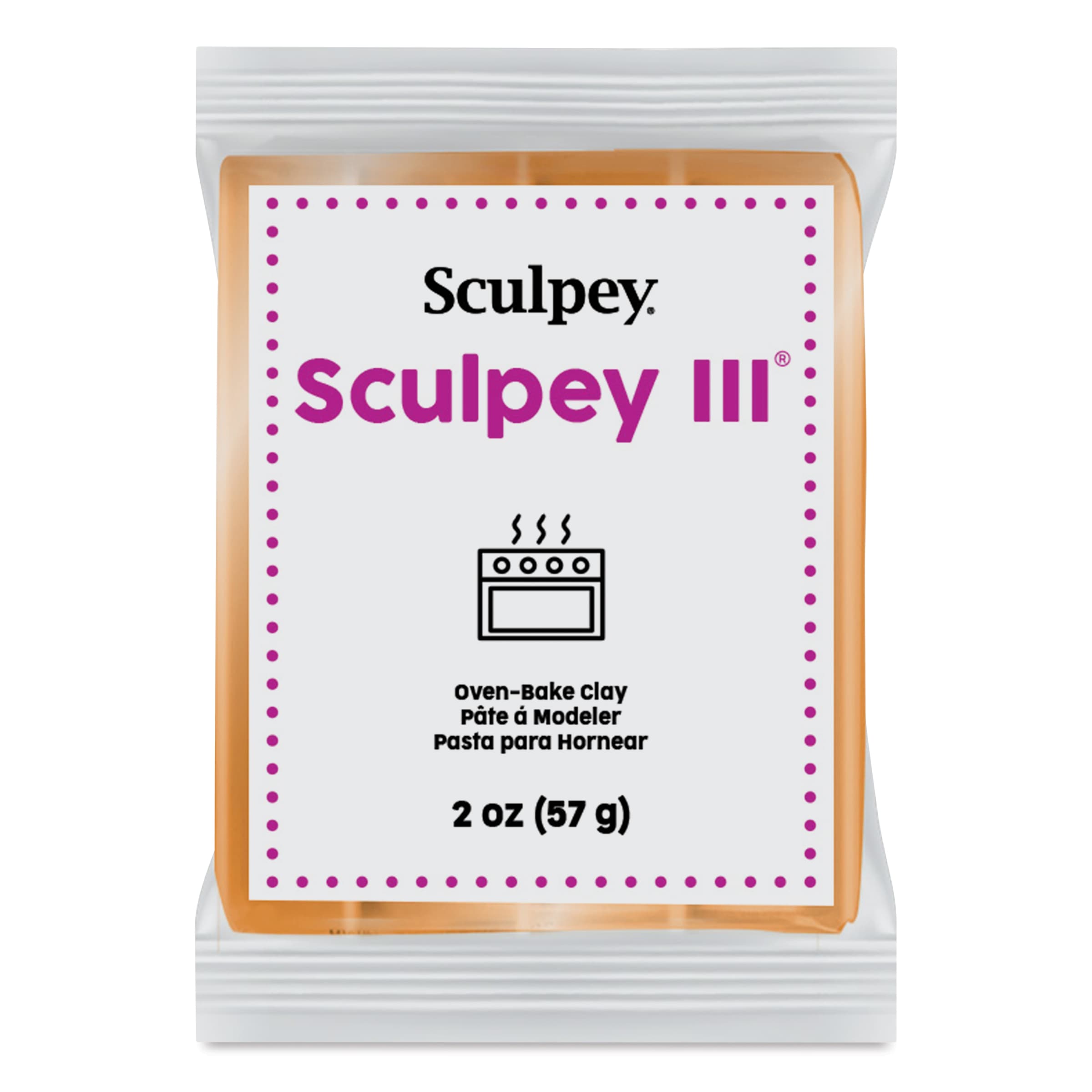 2 oz Sculpey III® Oven-Bake Clay in Gold