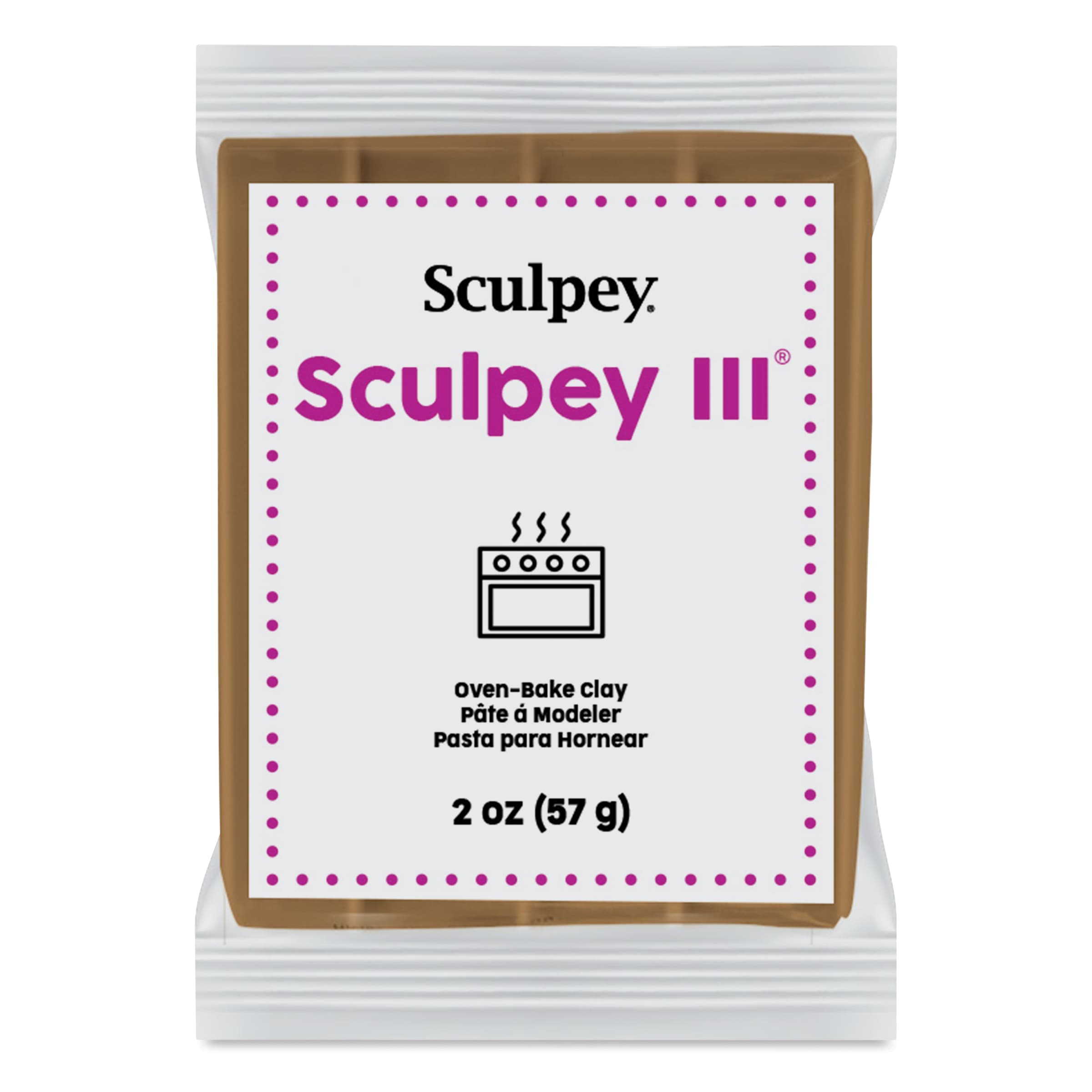 2 oz Sculpey III® Oven-Bake Clay in Hazelnut