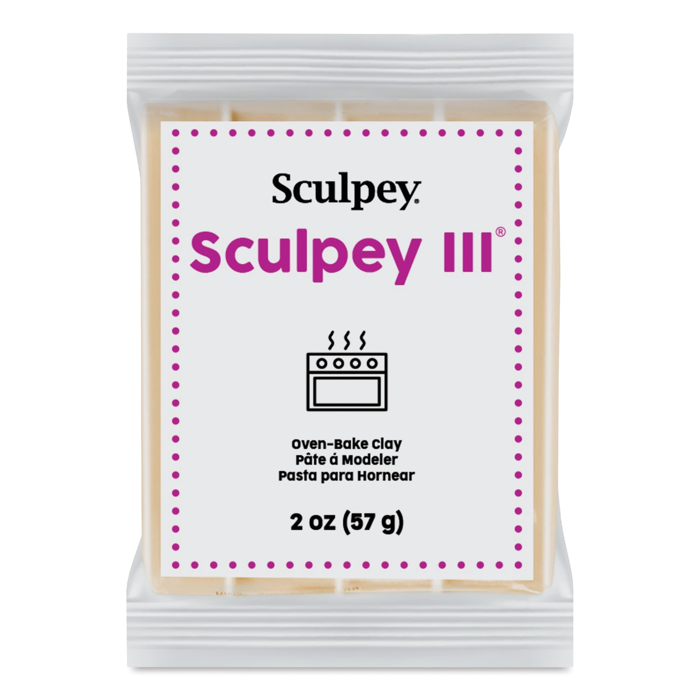 2 oz Sculpey III® Oven-Bake Clay in Tan