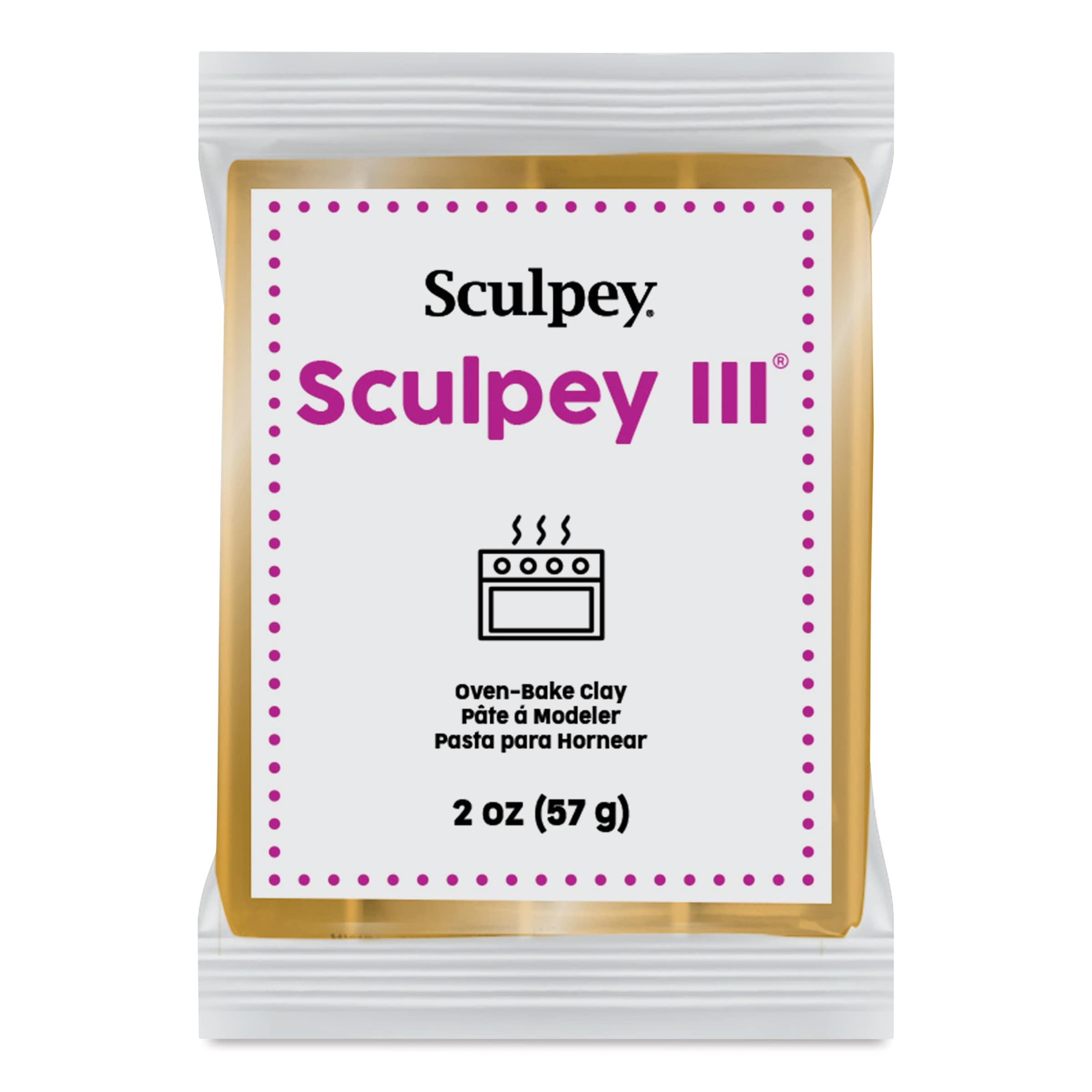 Sculpey III - 2 oz, Jewelry Gold