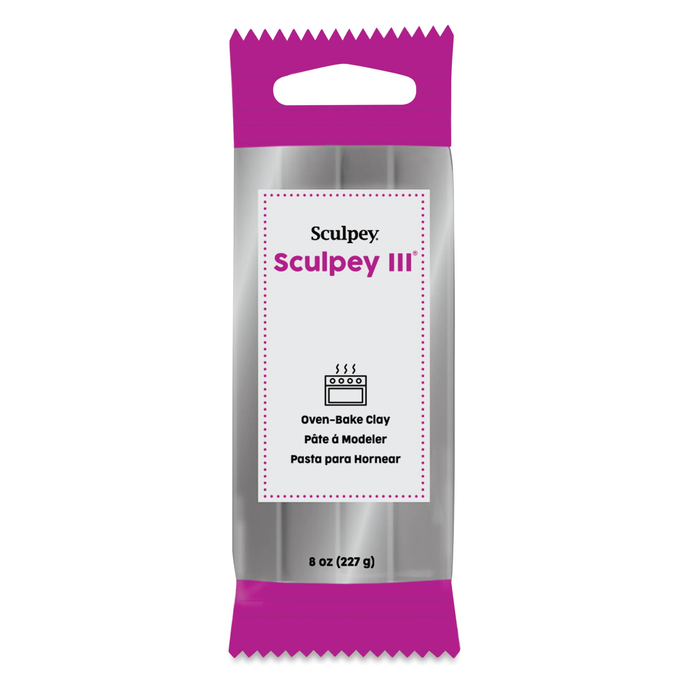 Sculpey III - Silver, 8 oz