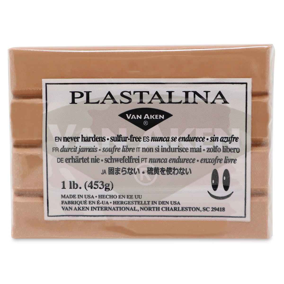 Van Aken Plastalina Modeling Clay - 1 lb, Beige