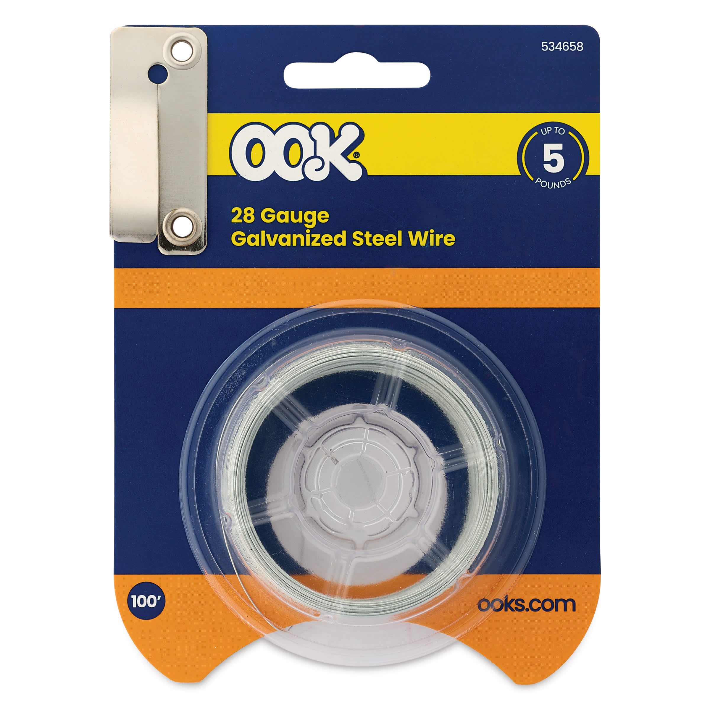 OOK Steel Specialty Wire - 28 Gauge, 100 ft
