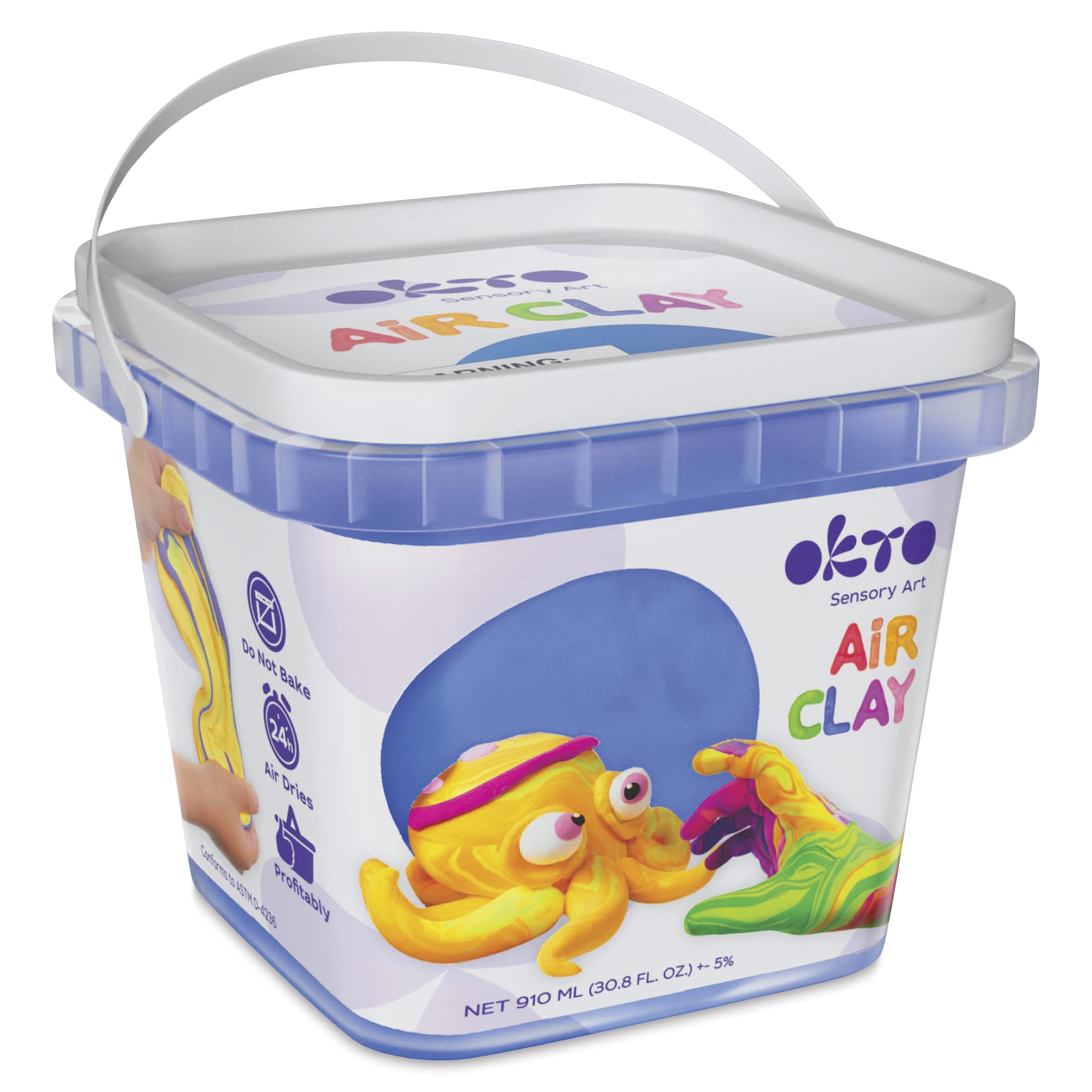 OKTO Air-Dry Modeling Clay, Blue (OKT20008) | Quill