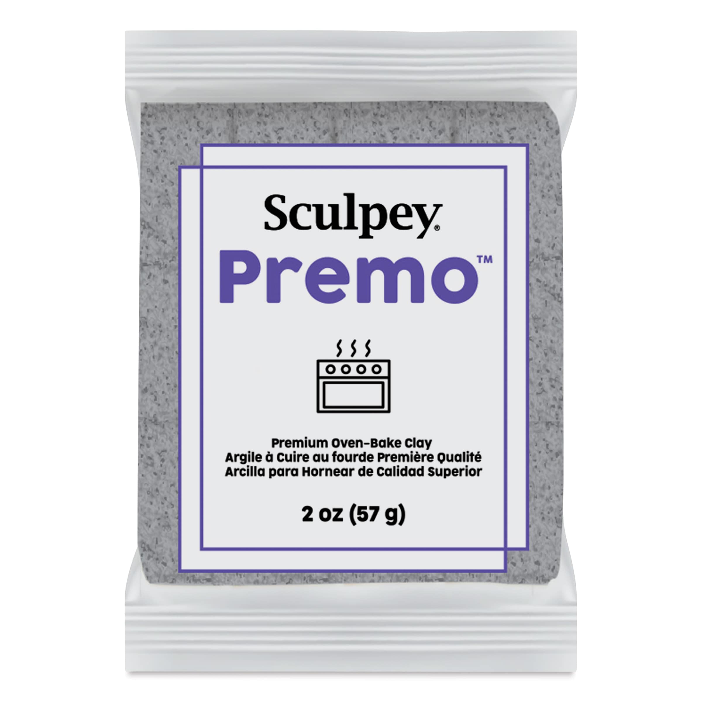 Premo Sculpey® Accents™ Oven Bake Clay in Gray Granite | 2 oz
