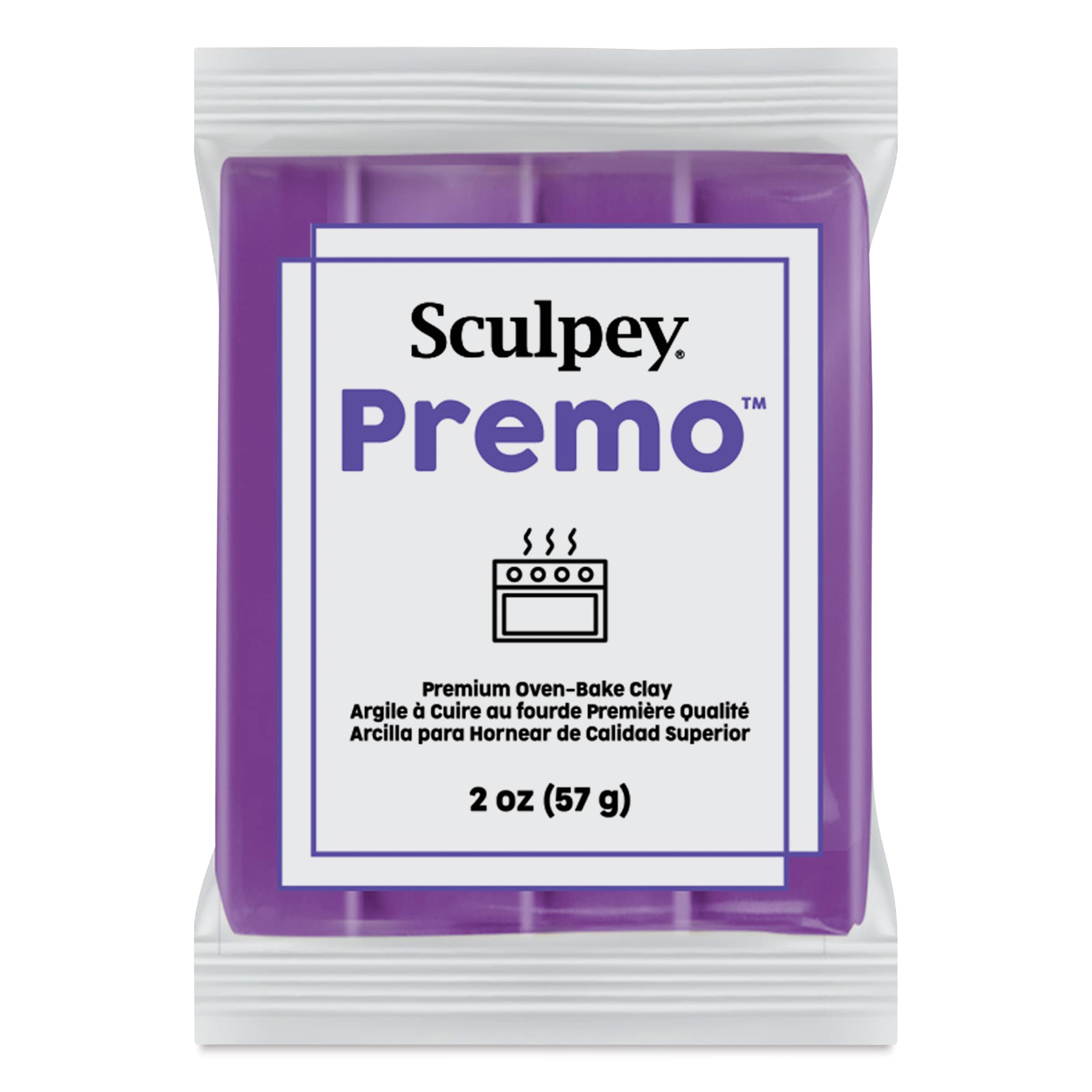 Premo Sculpey® Accents™ Oven Bake Clay in Purple Pear Greenl | 2 oz