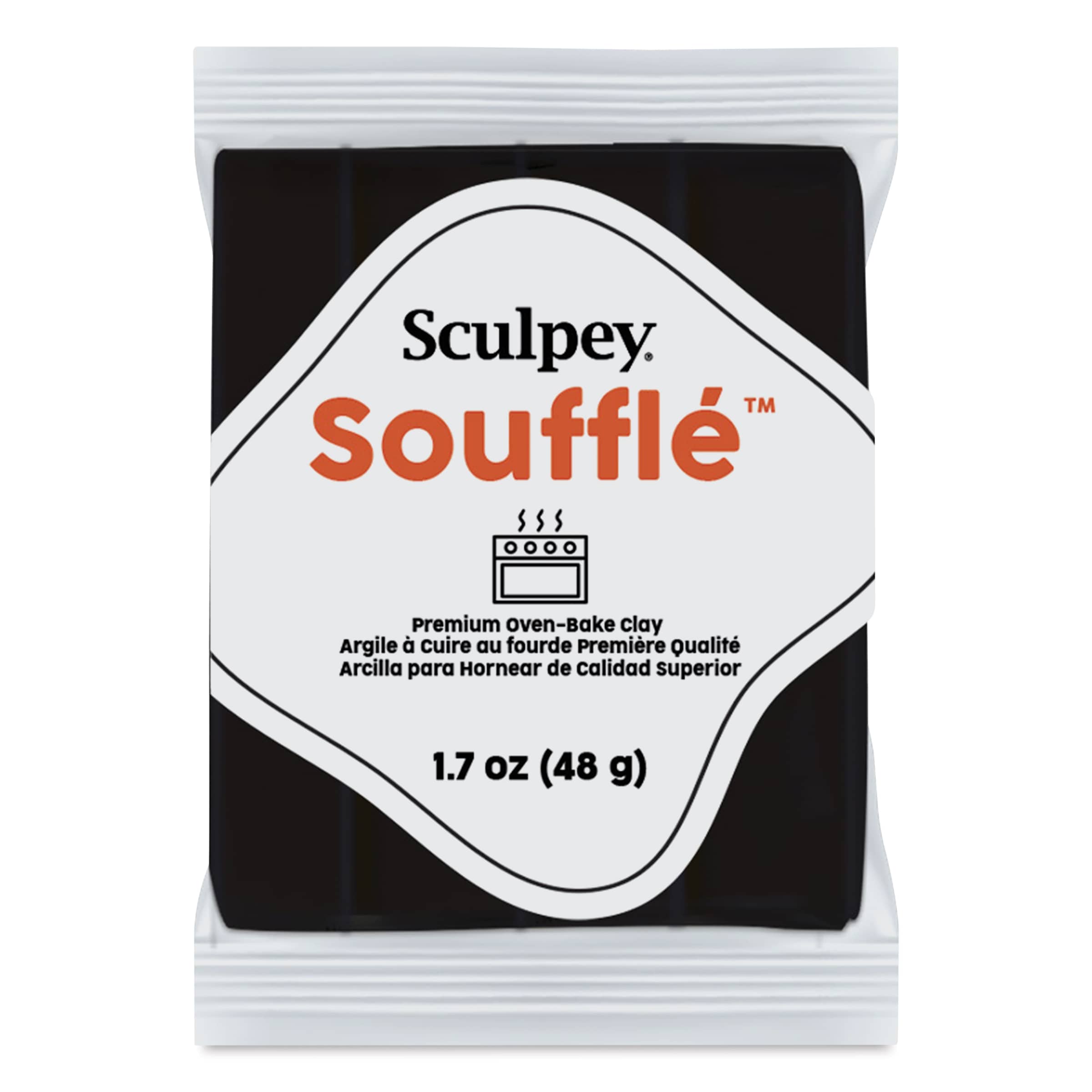 Sculpey Souffle  Poppy Seed 17 oz Bar